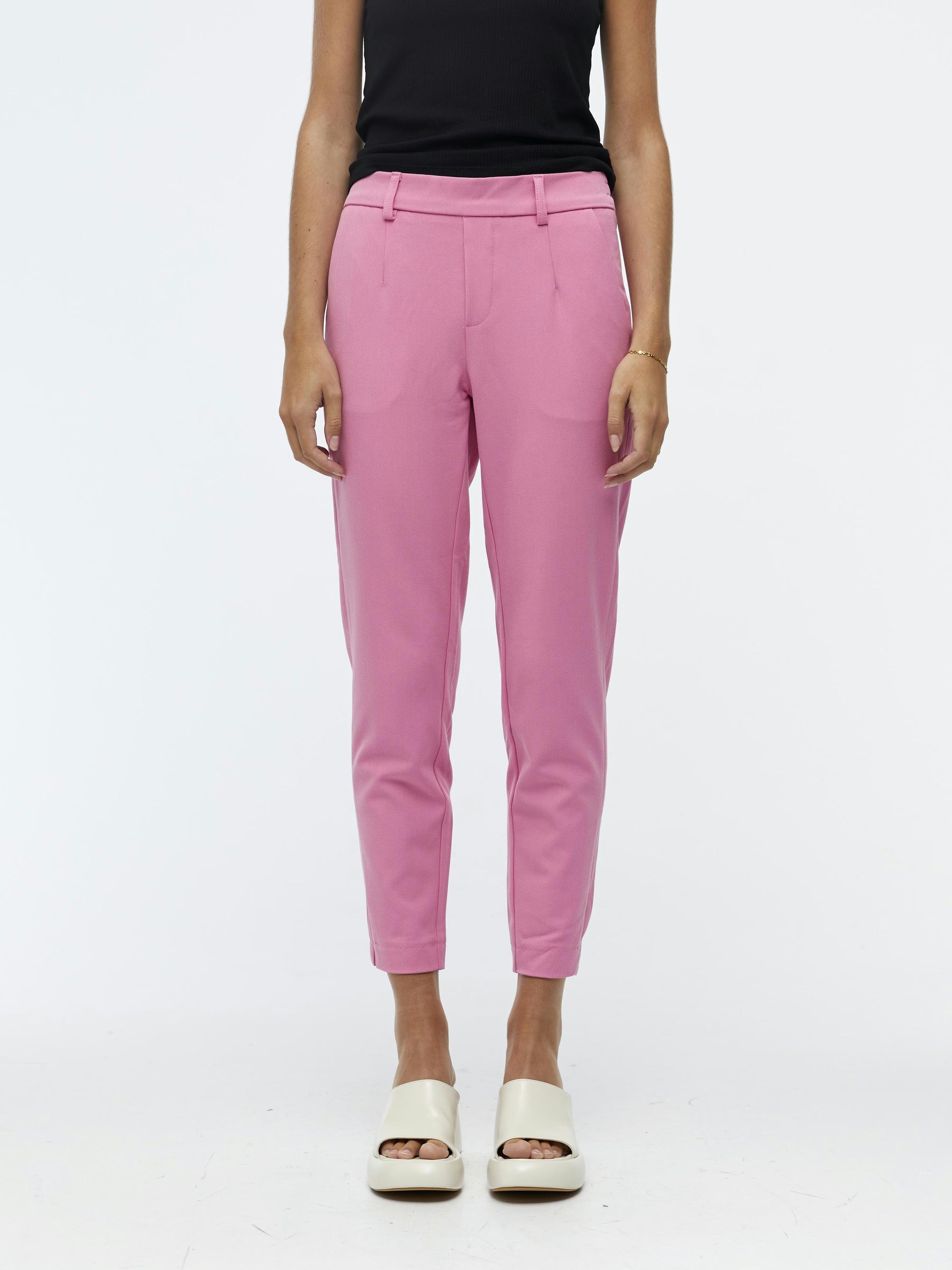 object-objlisa-hose-cropped-stretch-bundfalten image 2