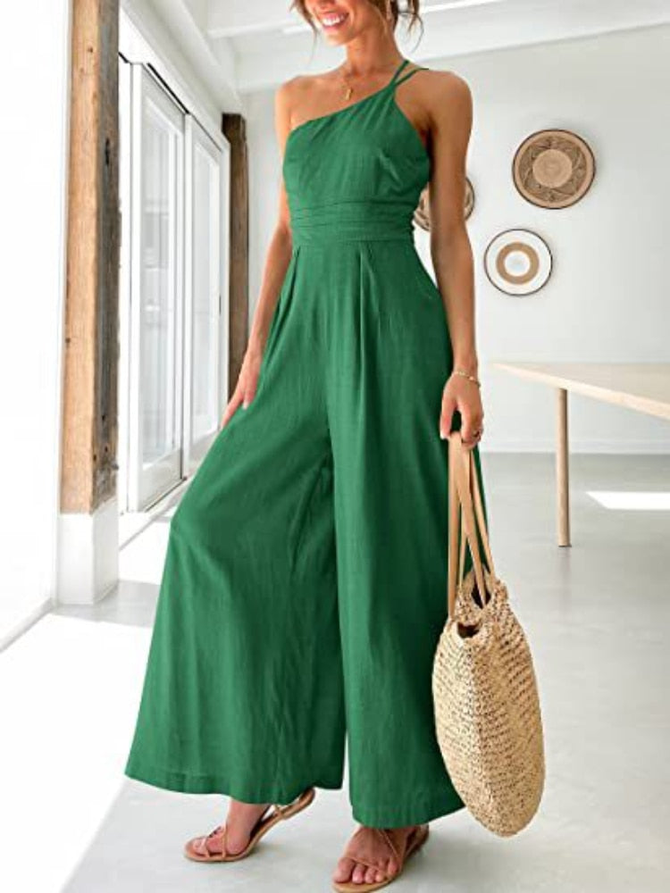 arys-summer-jumpsuit-damen-overall-schwarz-mit-taschen image 3