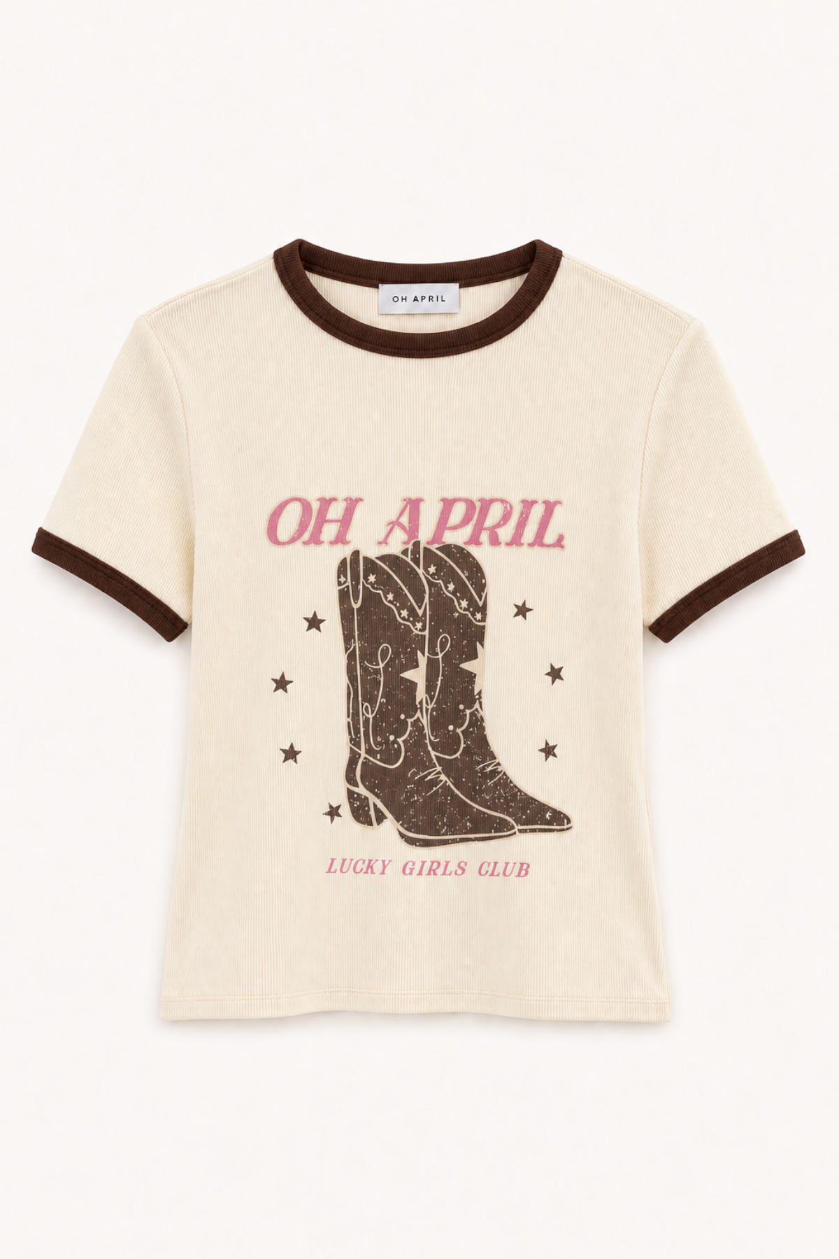 oh-april-boots-t-shirt-off-white-regular-fit image 1
