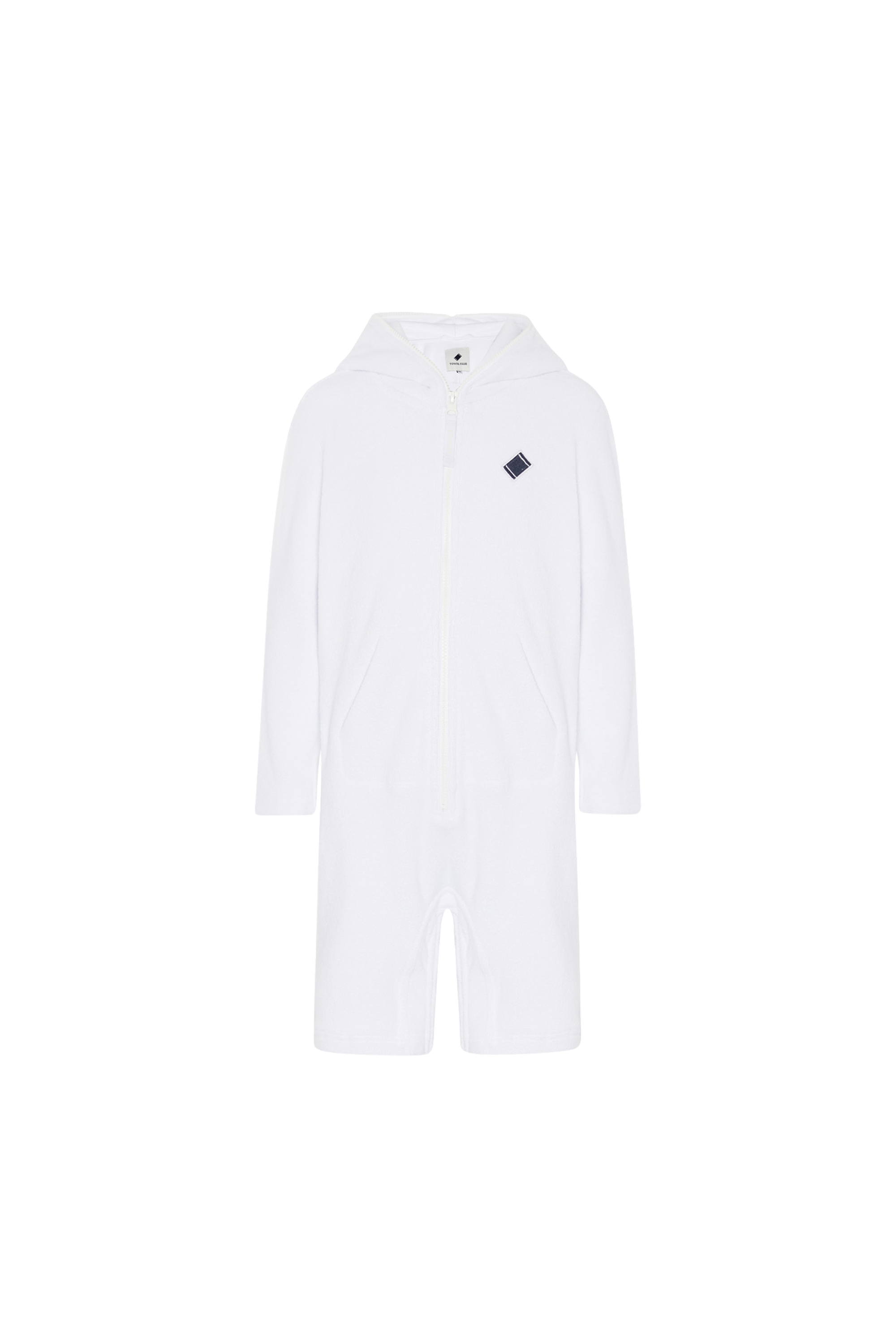 onepiece-towel-club-short-kids-jumpsuit-kinder-overall-white image 1