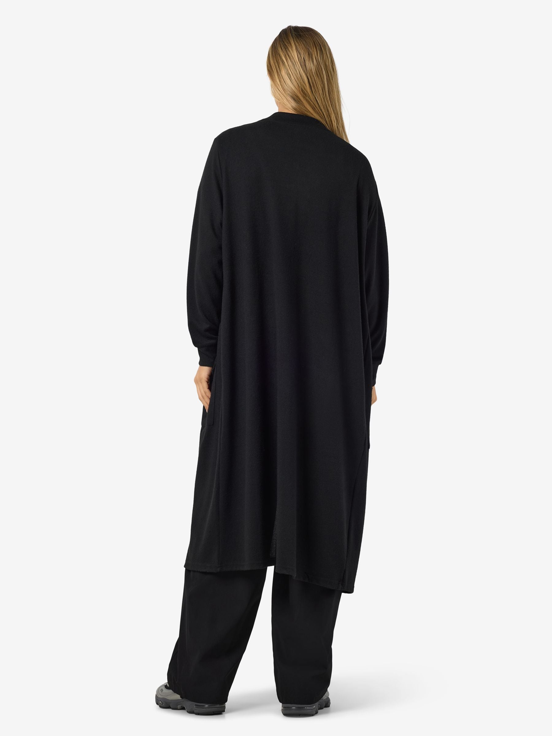 noisy-may-cardigan-damen-lang-offen-mit-taschen-weich image 8