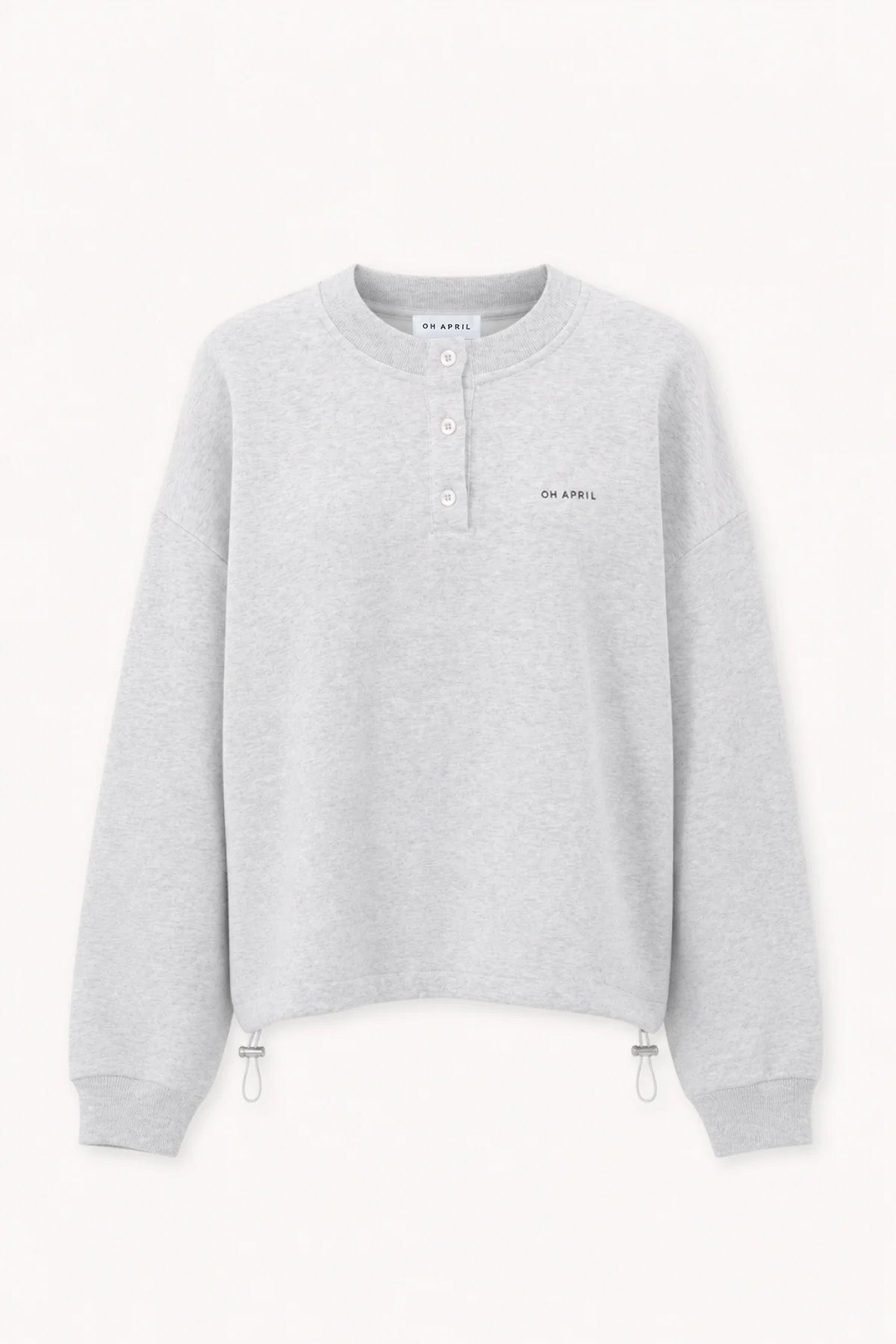 oh-april-boxy-sweatshirt-pullover-grey-melange-baumwolle image 1