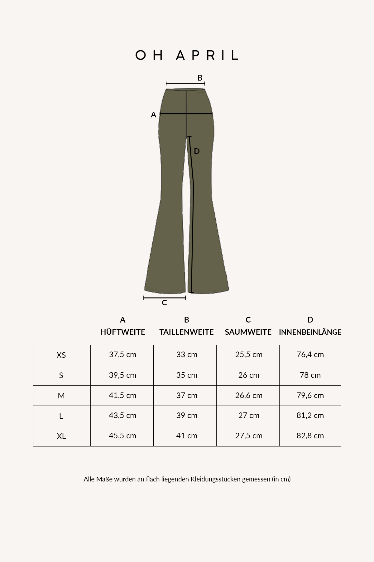 oh-april-tia-bootcut-leggings-olive-slim-fit image 7