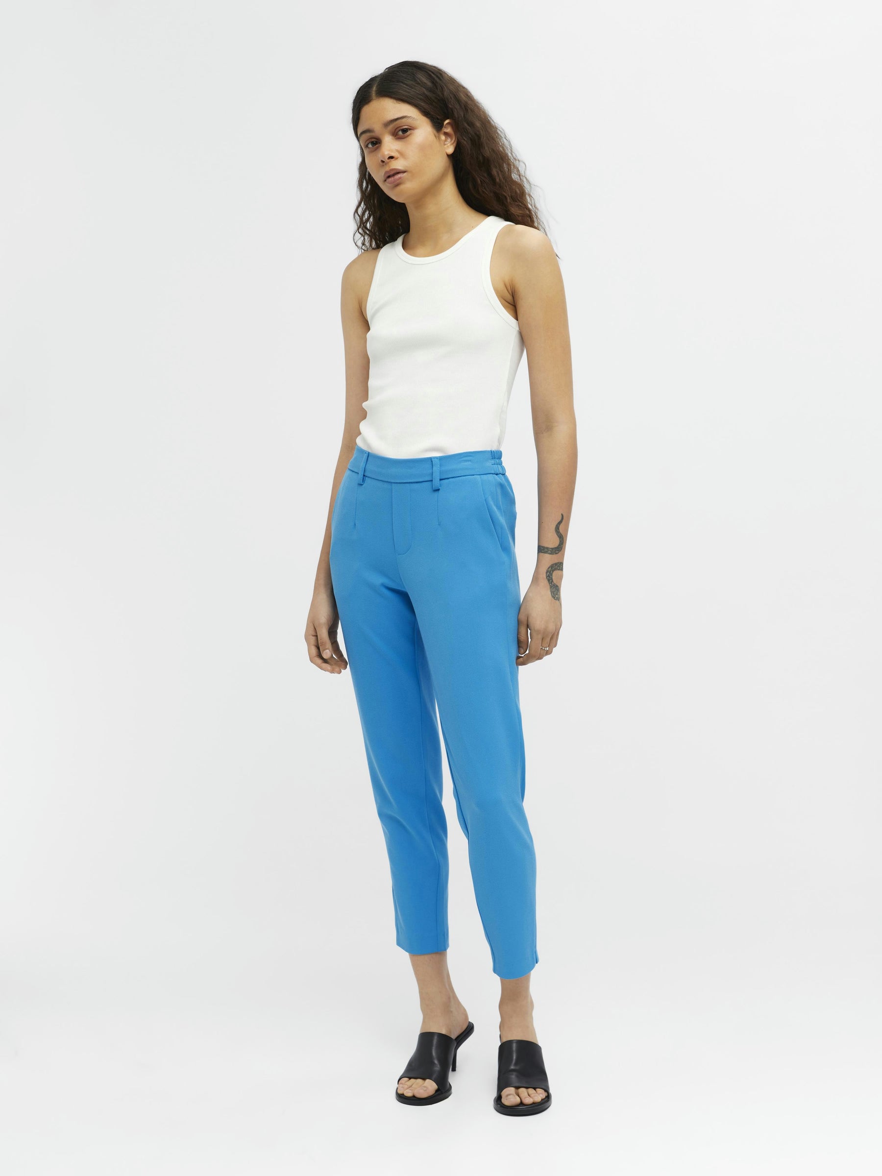object-objlisa-damen-stoffhose-cropped-slim-fit-stretch-3 image 4