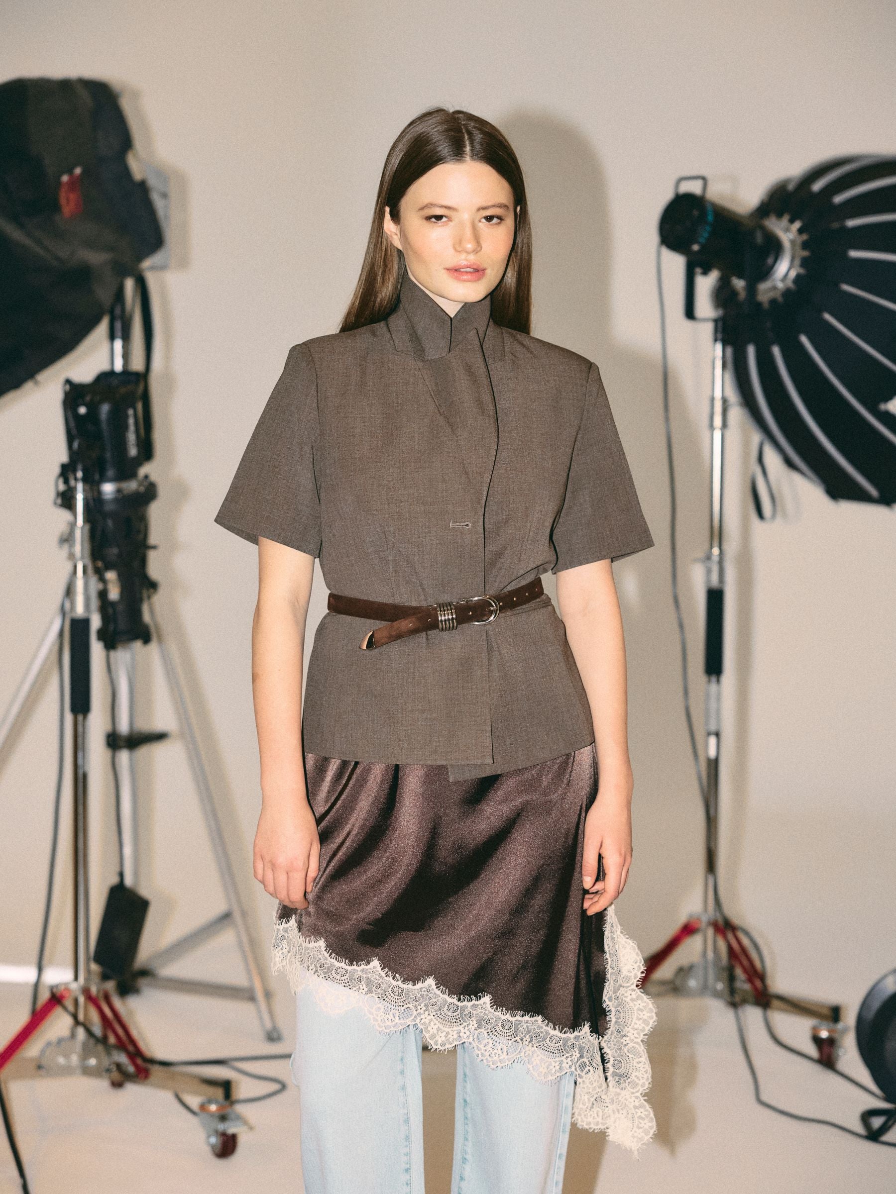 noisy-may-blazer-damen-kurzarm-tailliert-revers image 8