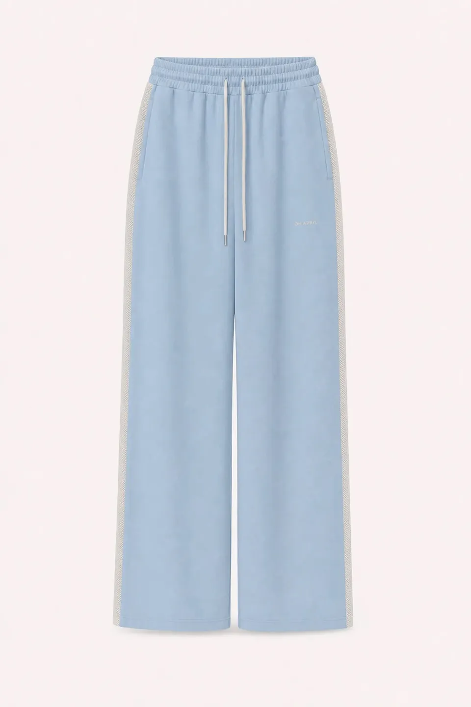 oh-april-kael-sweatpants-sky-blue-baumwolle-streifen image 1