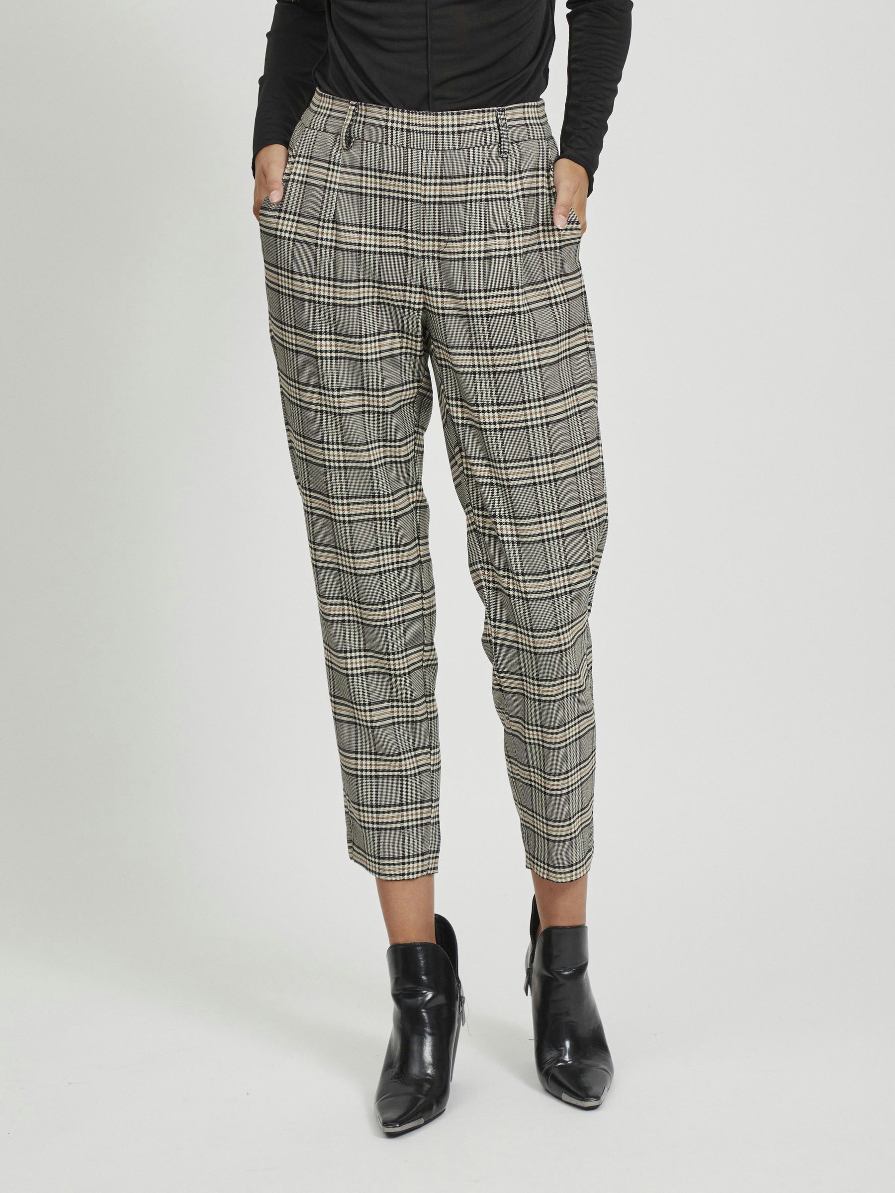 object-trousers-objlisa-hose-slim-cropped-mid-waist-3 image 3