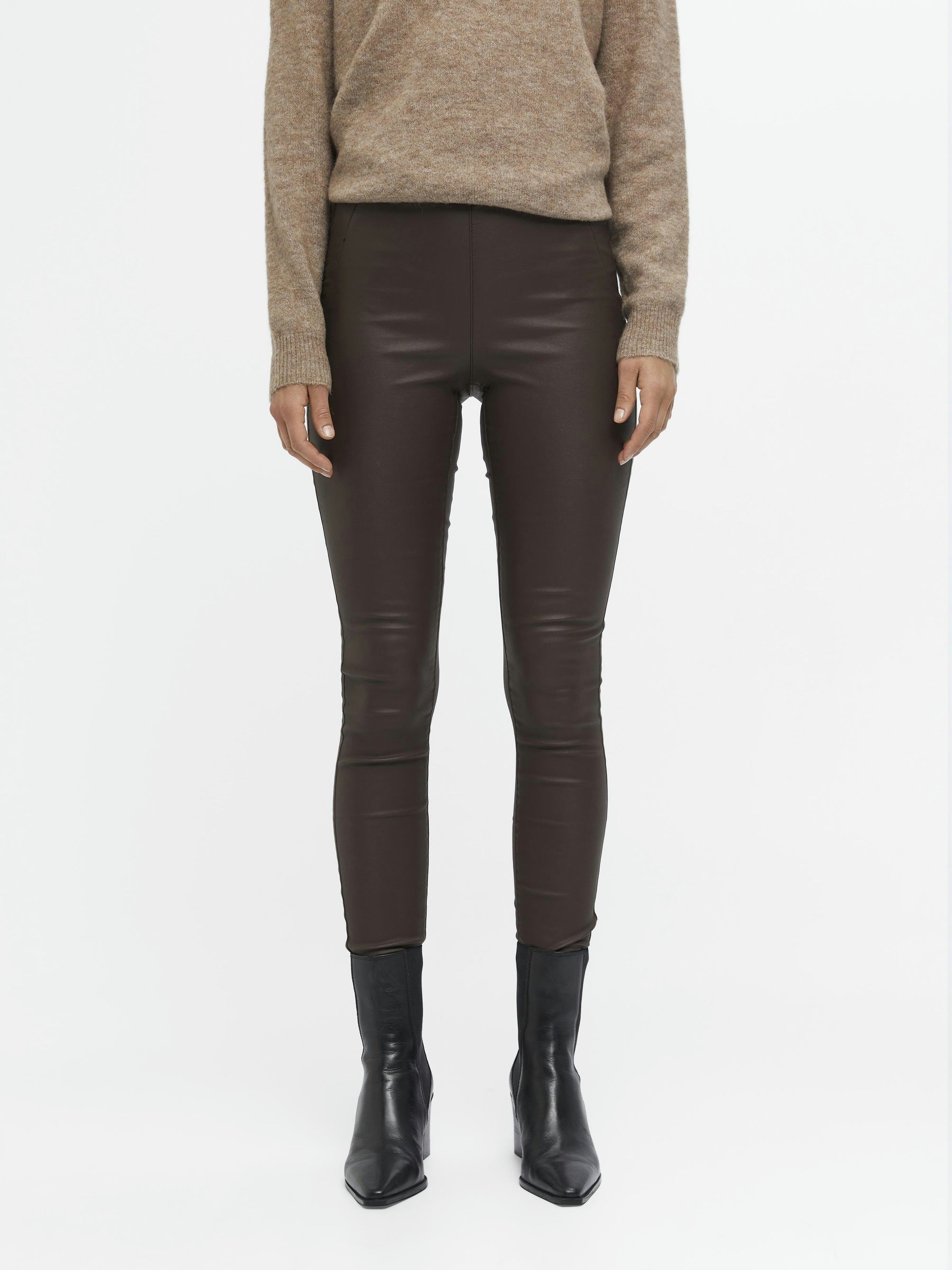 object-objbelle-leggings-coated-glitzer-stretch image 2