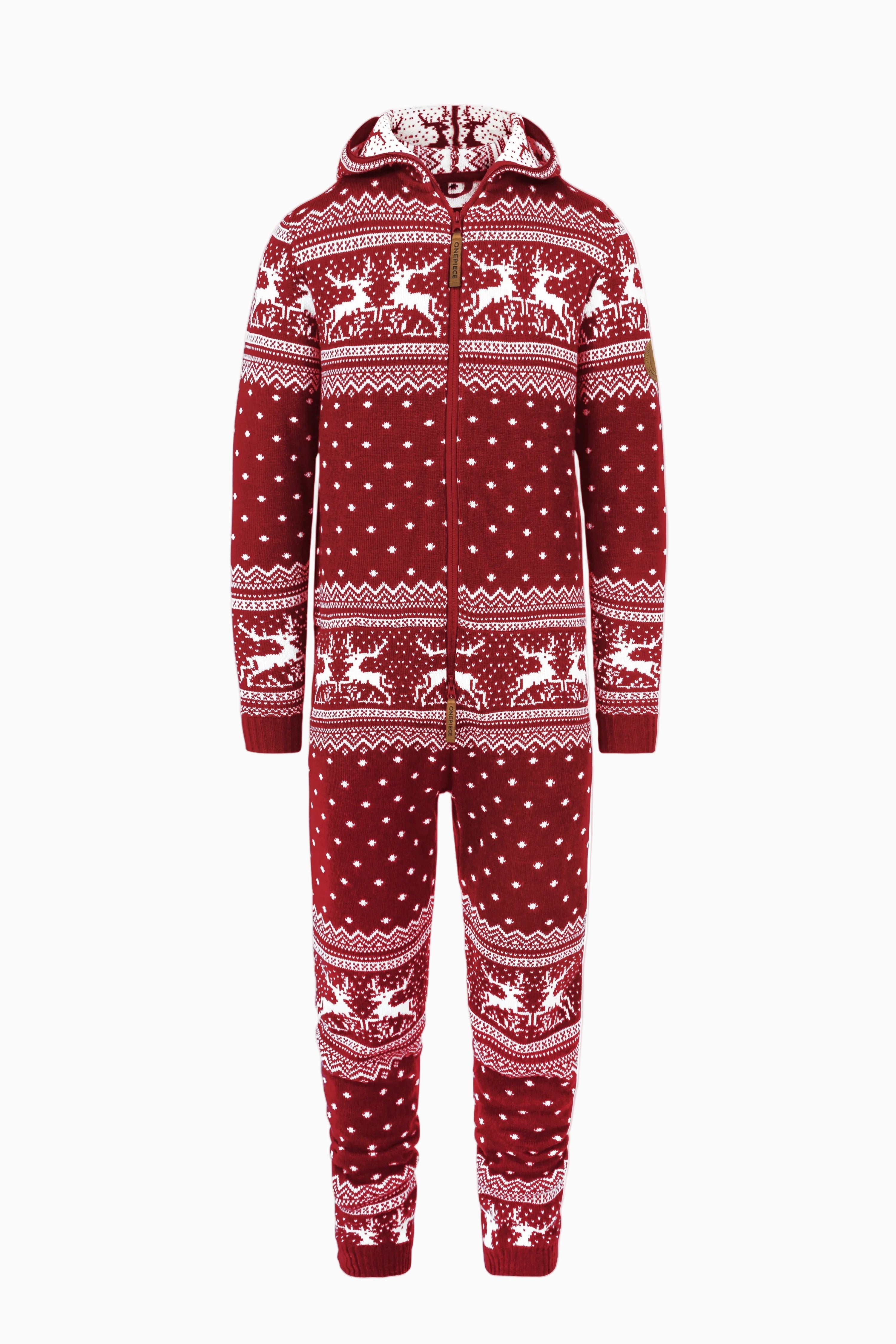 onepiece-holidays-are-coming-onesie-jumpsuit-rot-weihnacht image 1