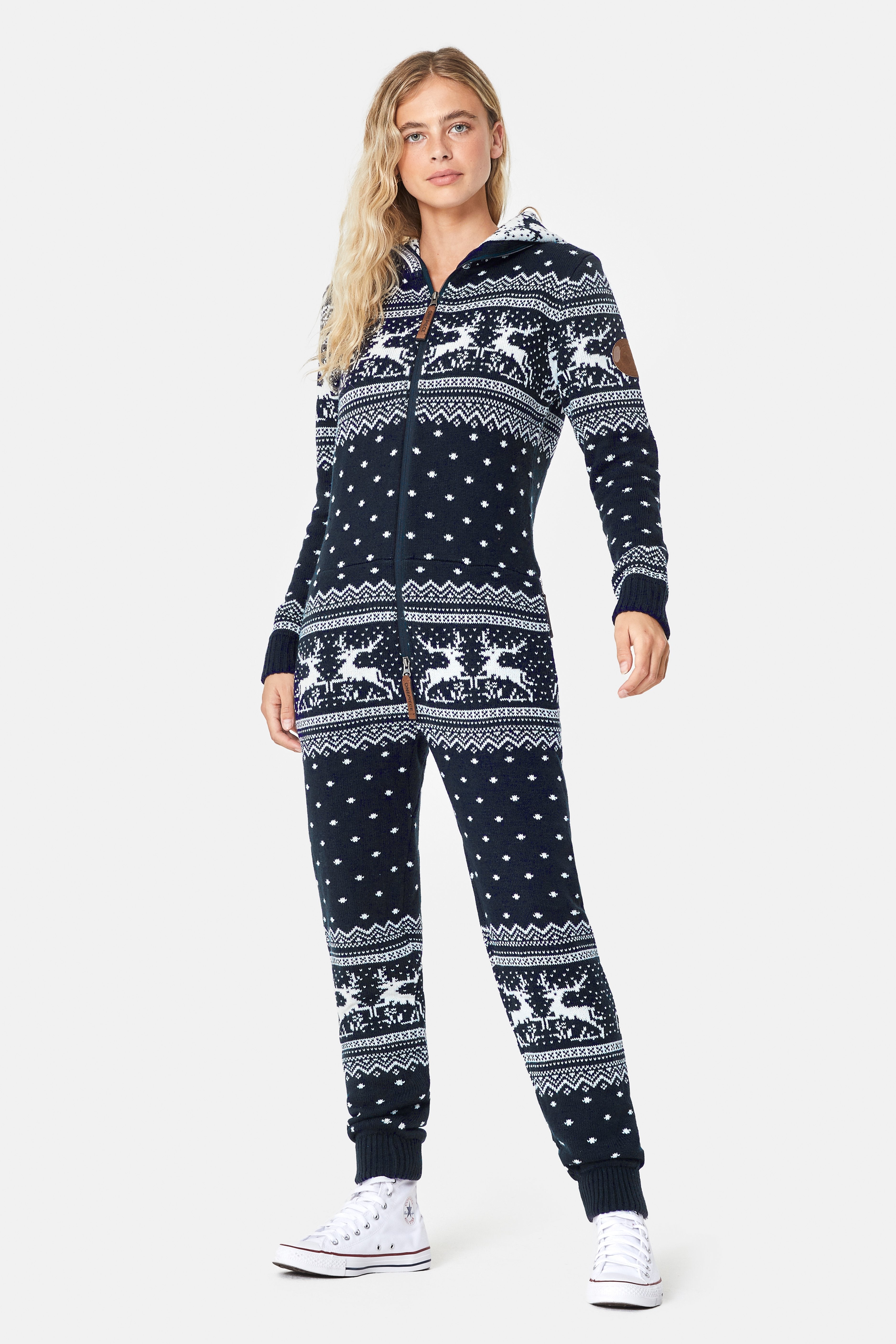 onepiece-holidays-are-coming-onesie-navy-weihnachten image 2