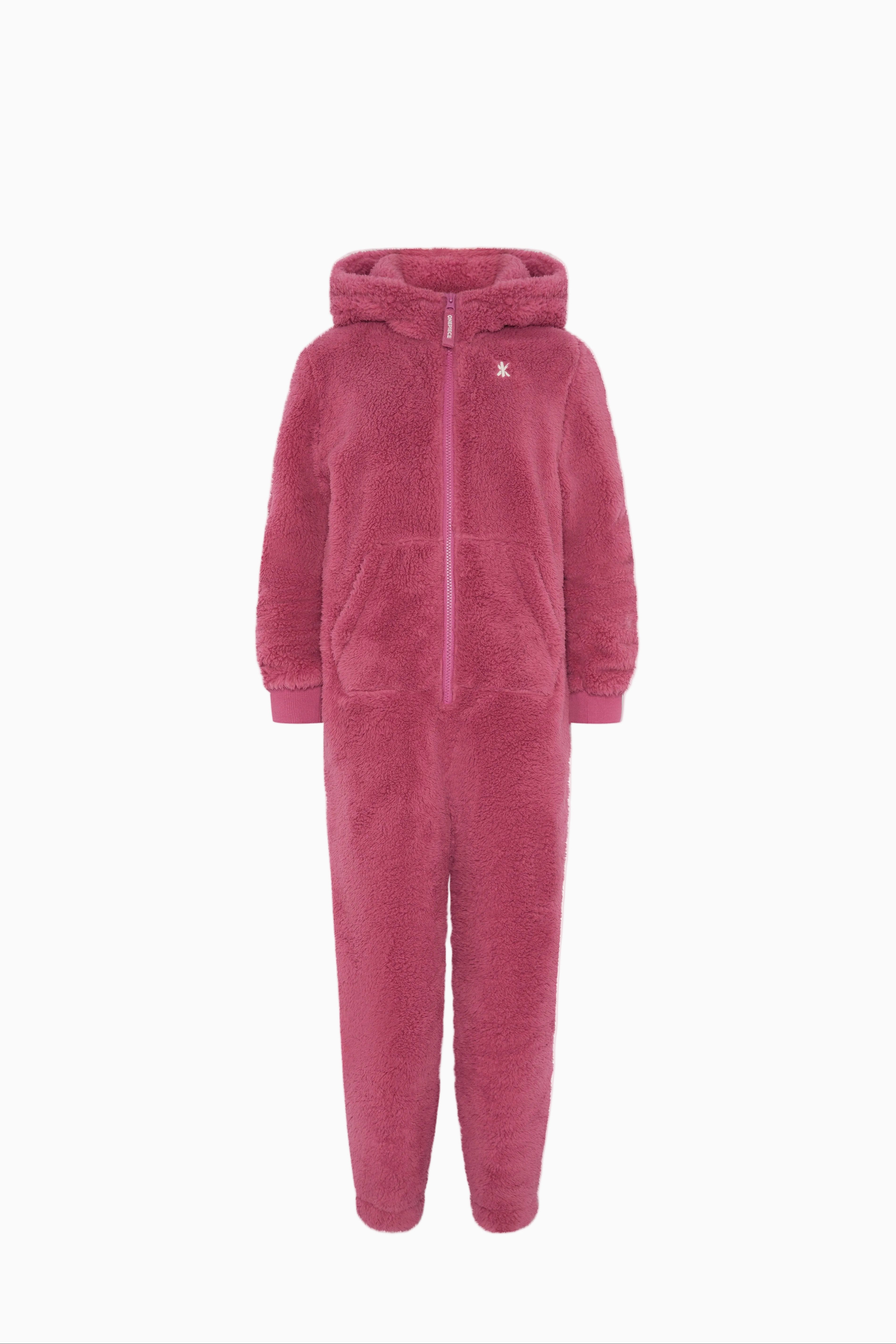 onepiece-puppy-kids-jumpsuit-kinder-overall-dunkelrosa image 1