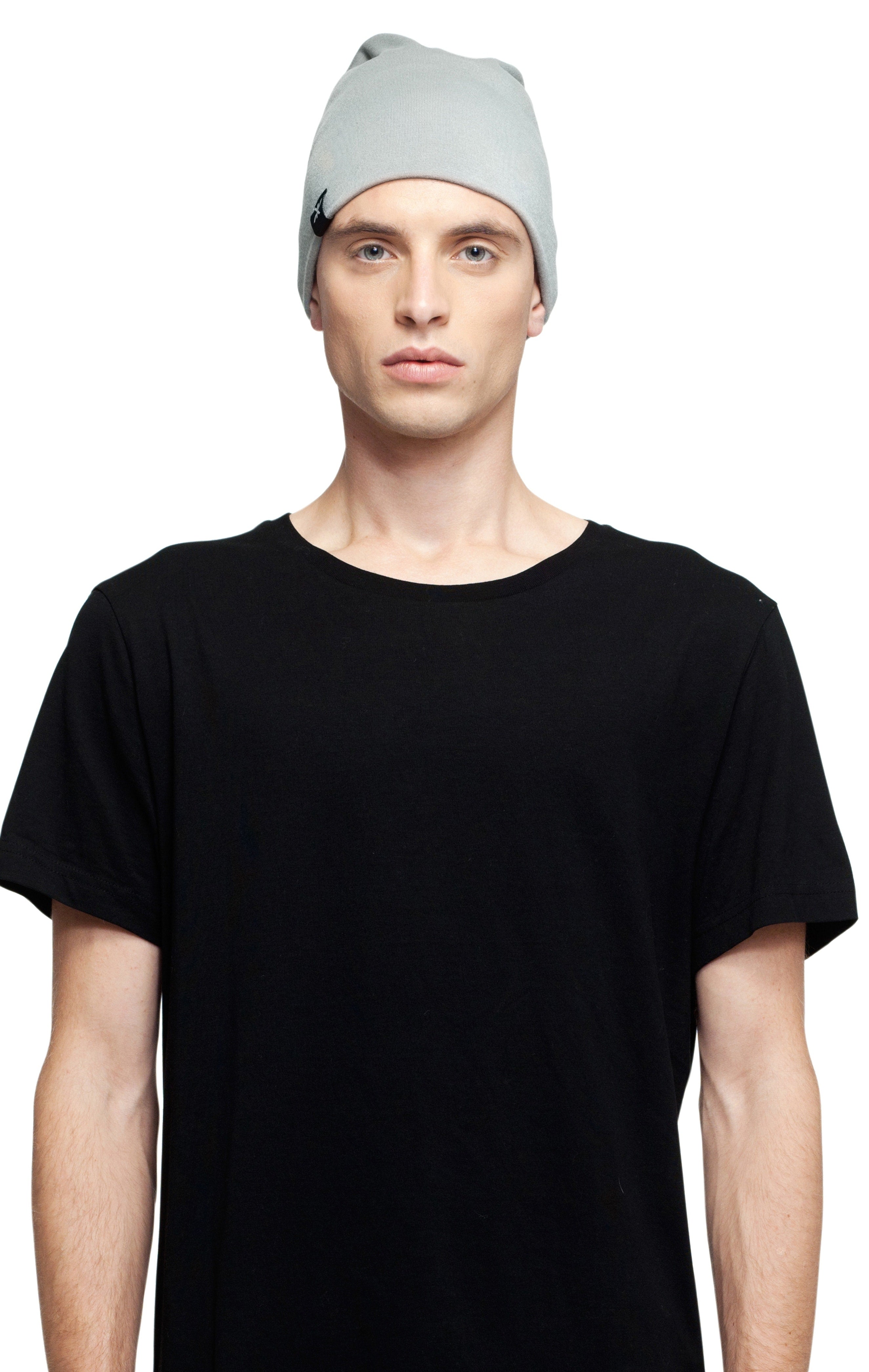 onepiece-beanie-m-tze-grau-strickm-tze-onesize-winter image 2