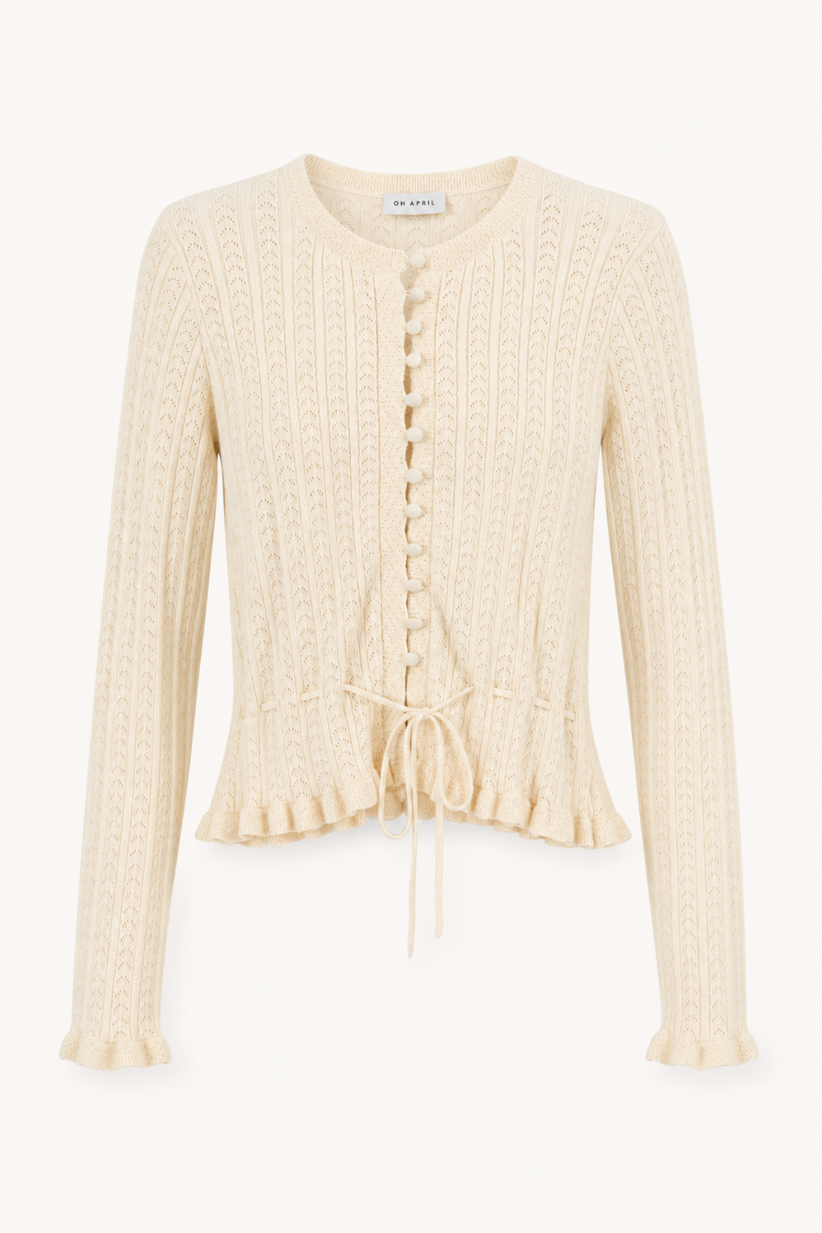 oh-april-rosi-knit-cardigan-off-white-strickjacke-baumwolle image 5