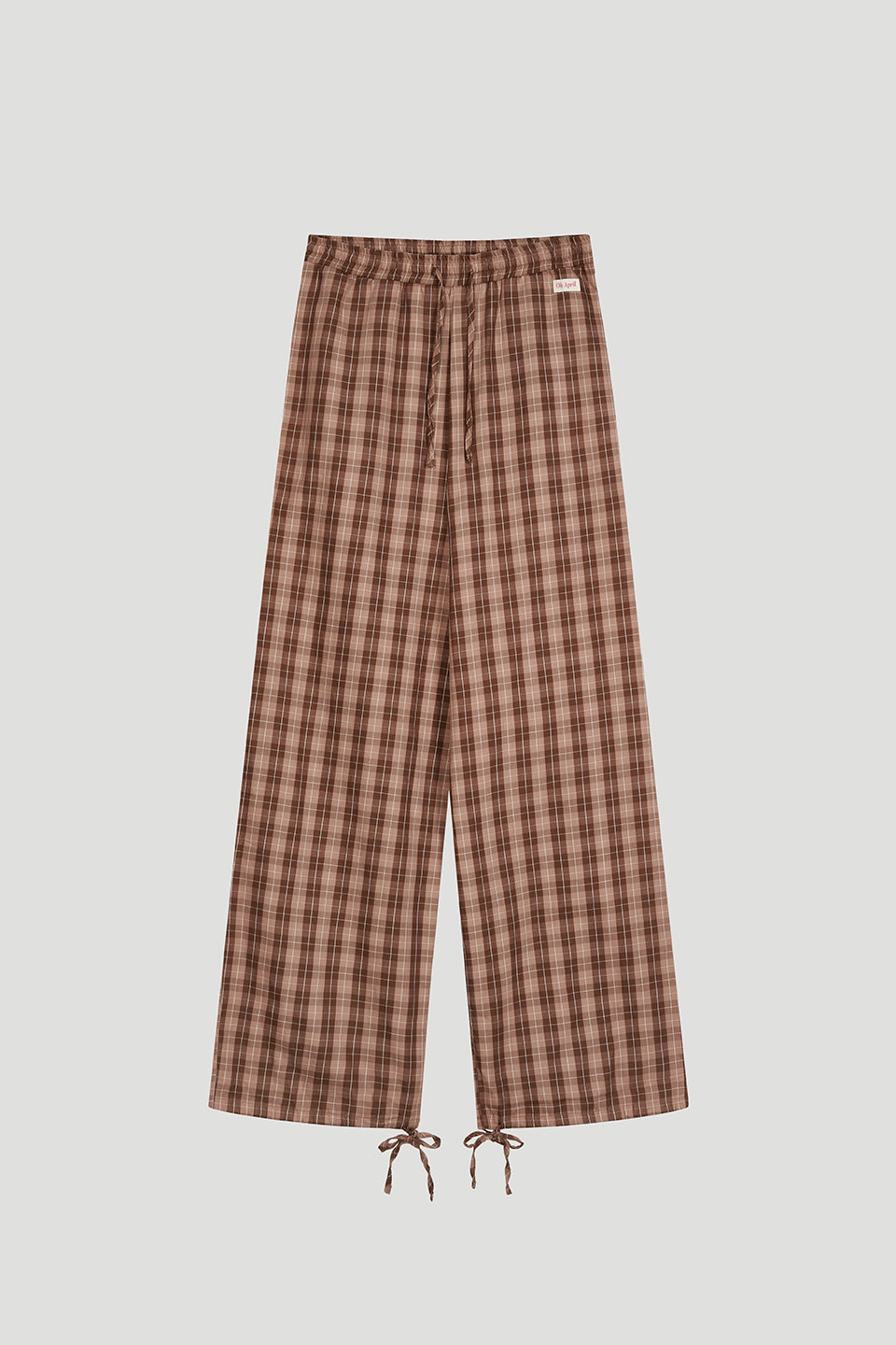 oh-april-elior-webhose-cocoa-dust-check-wide-leg image 1
