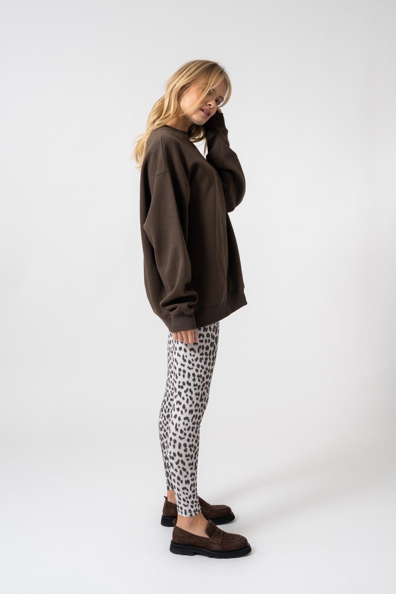 oh-april-rita-leggings-leo-light-grey-damenleggings-baumwolle image 5