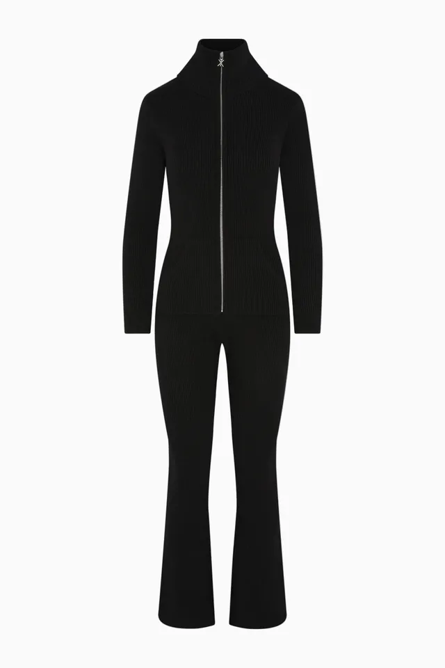 onepiece-the-rib-highneck-jumpsuit-schwarz-ripp image 1