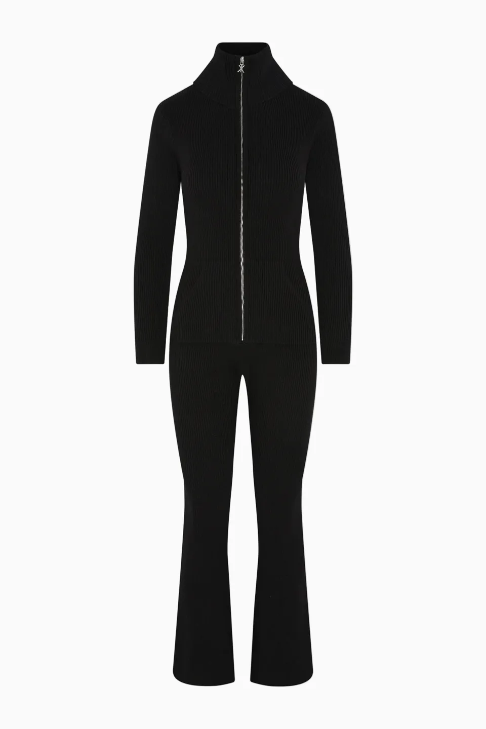 onepiece-the-rib-highneck-jumpsuit-schwarz-ripp image 1