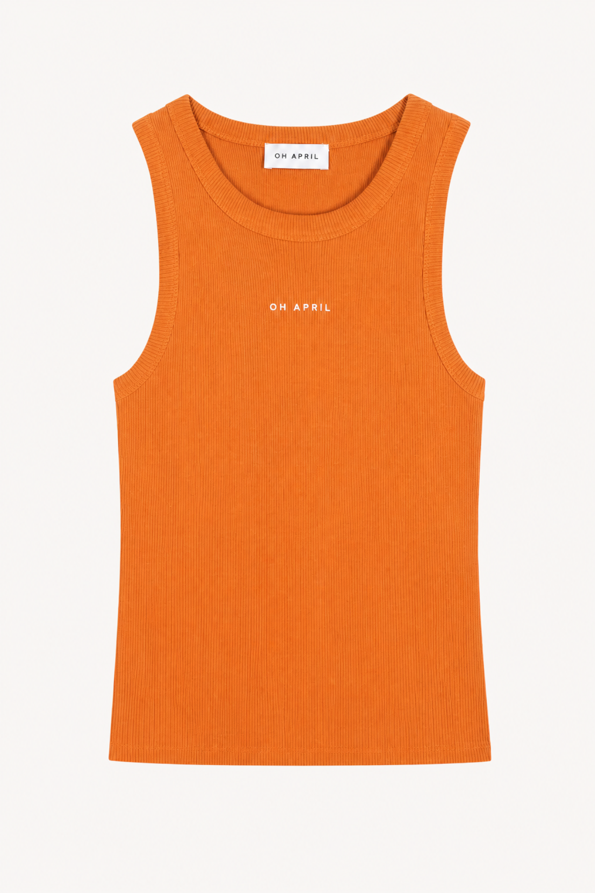 oh-april-dara-top-orange-baumwolle-slim-fit image 2