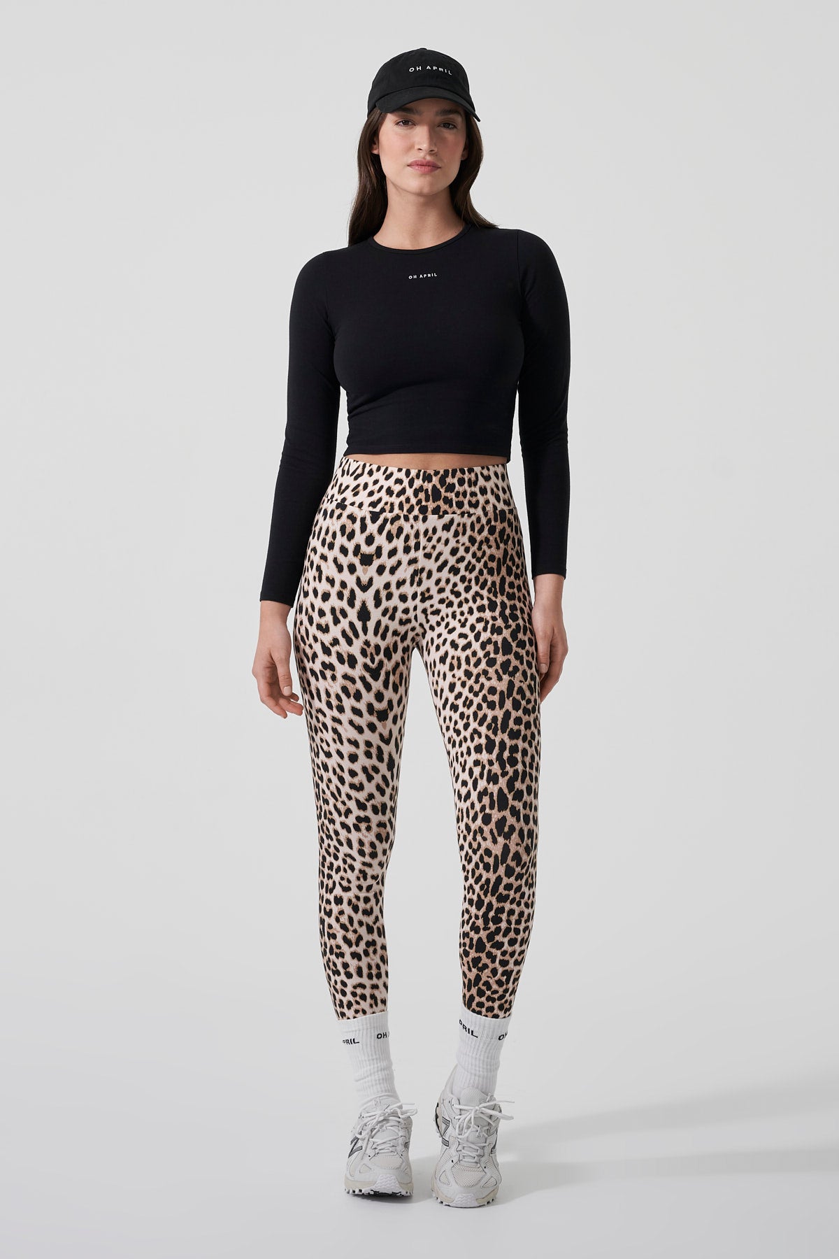 oh-april-rita-leggings-leo-print-hose-beige-baumwolle image 3