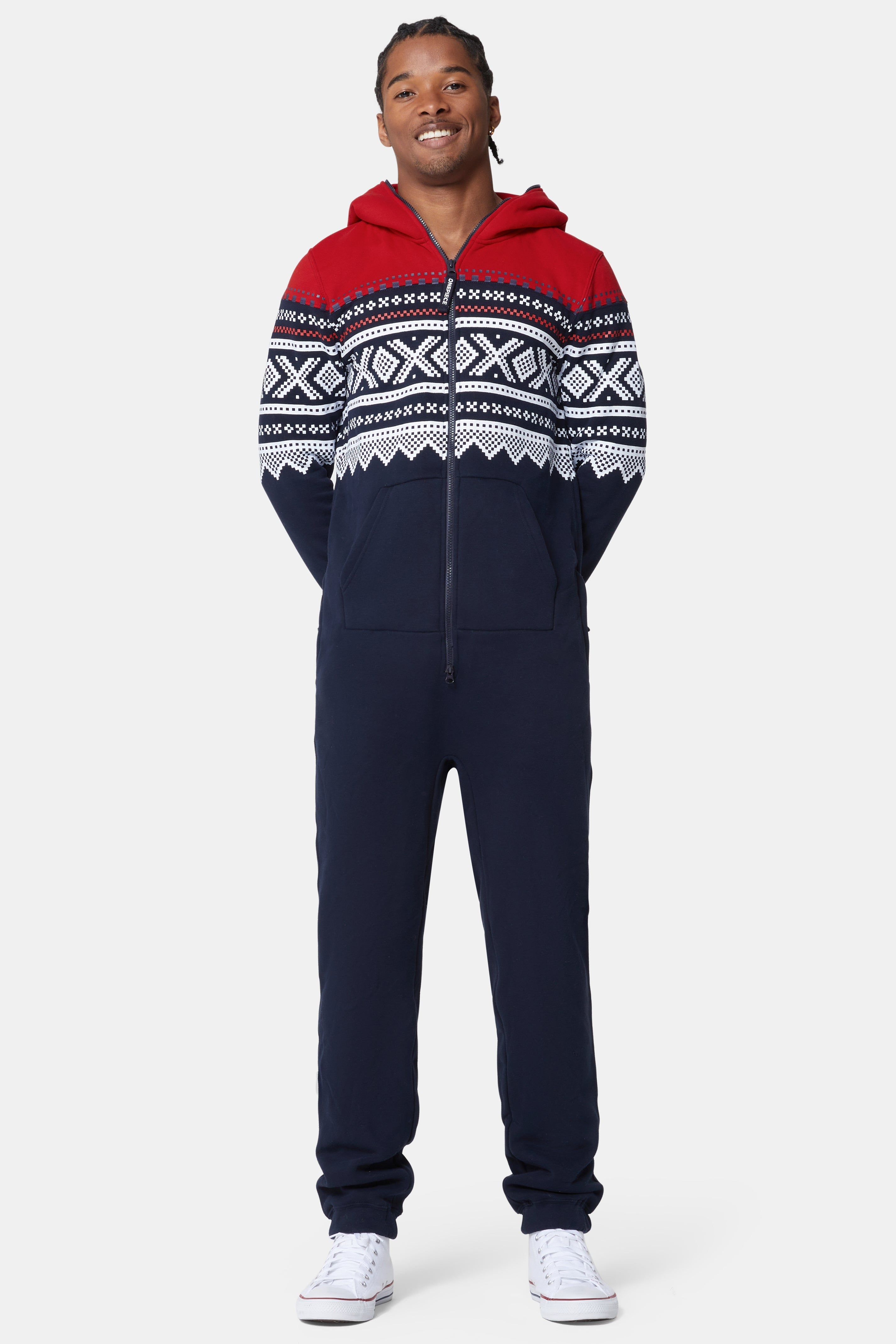onepiece-marius-onesie-navy-mit-norweger-muster image 5