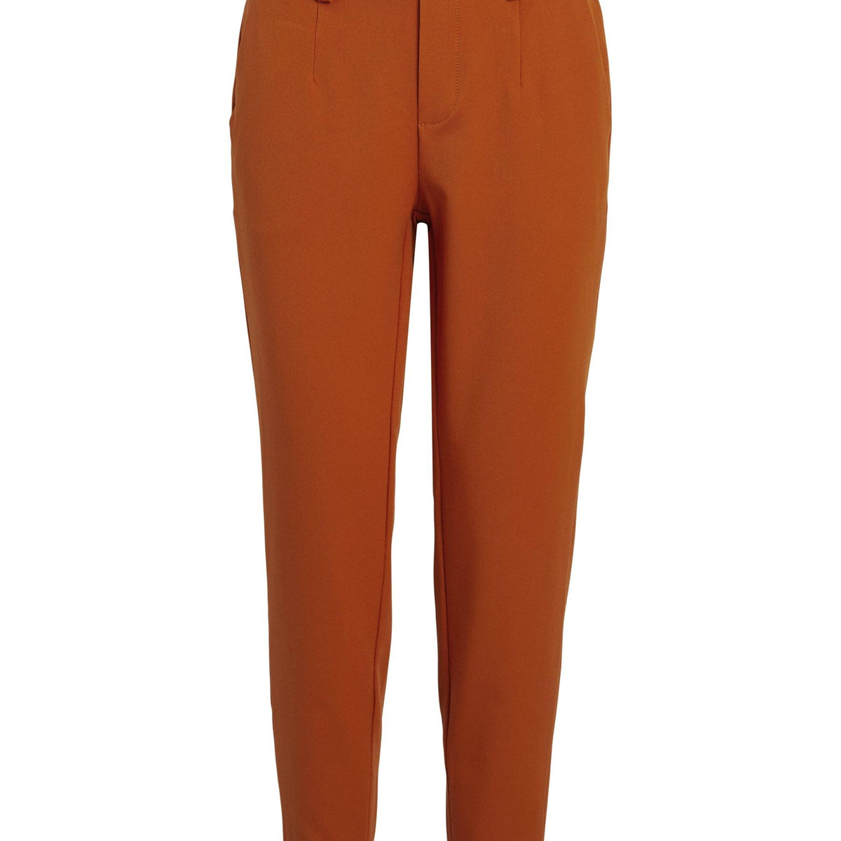 object-objilisa-hose-cropped-stretch-bundfalten image 1