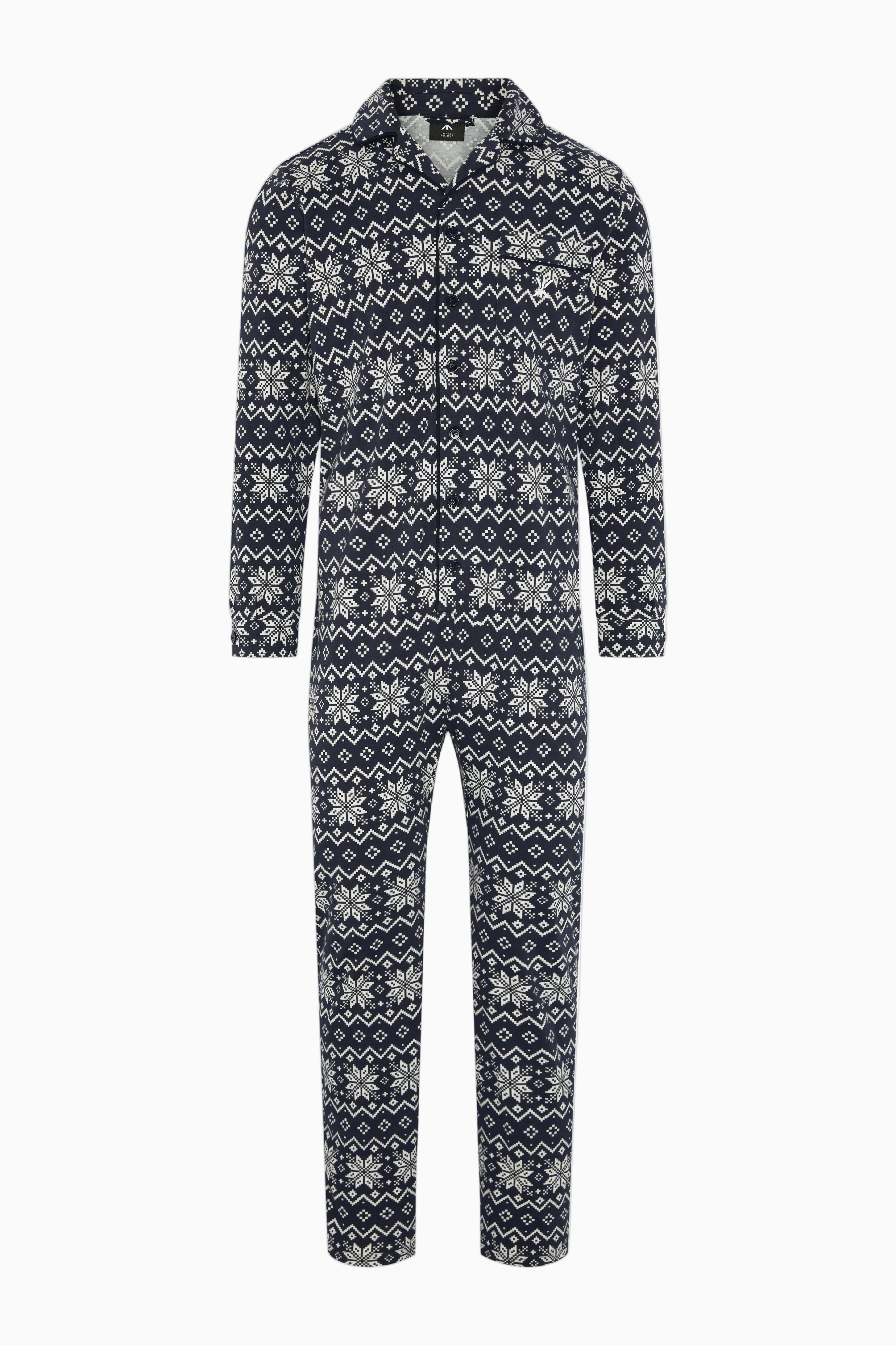 onepiece-the-winter-pyjamas-navy-damen-schlafanzug image 1