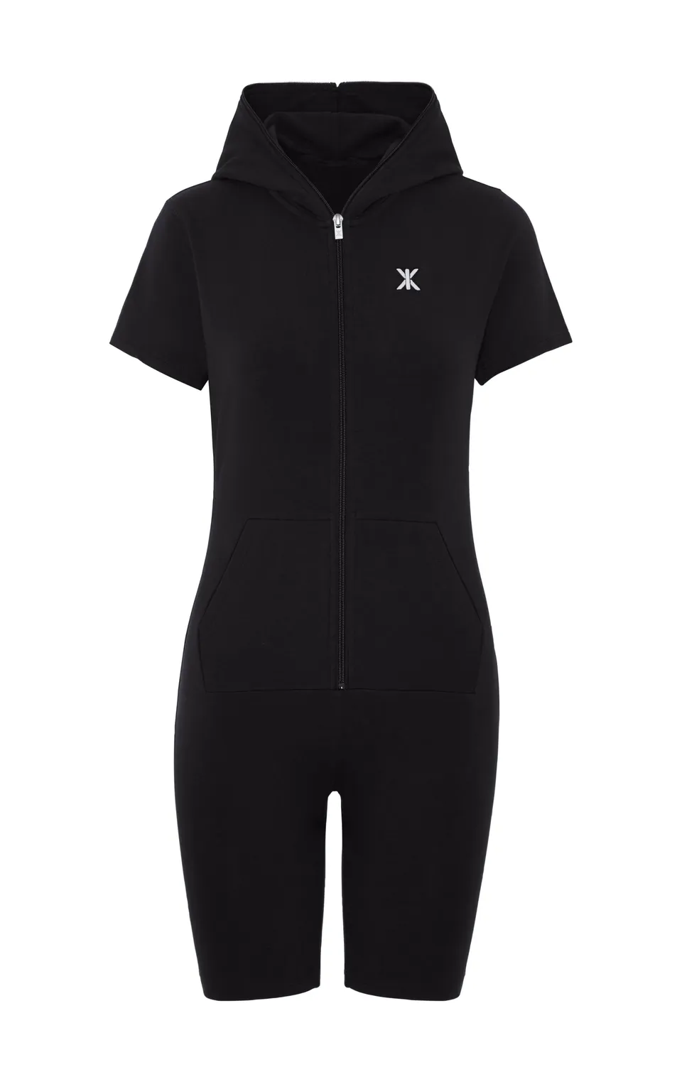 onepiece-original-fitted-short-jumpsuit-damen-overall-schwarz-kurz image 1