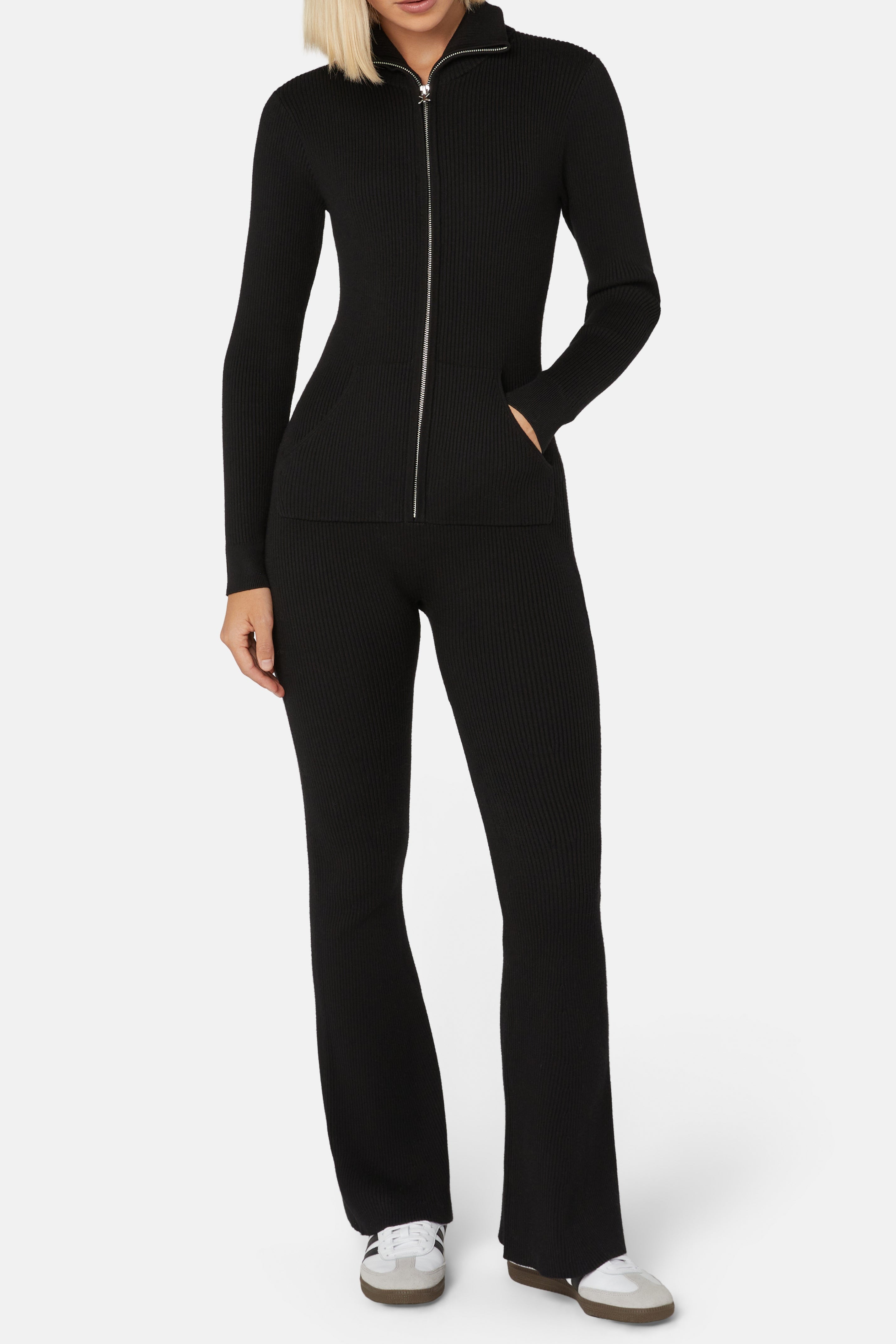 onepiece-the-rib-highneck-jumpsuit-schwarz-ripp image 3