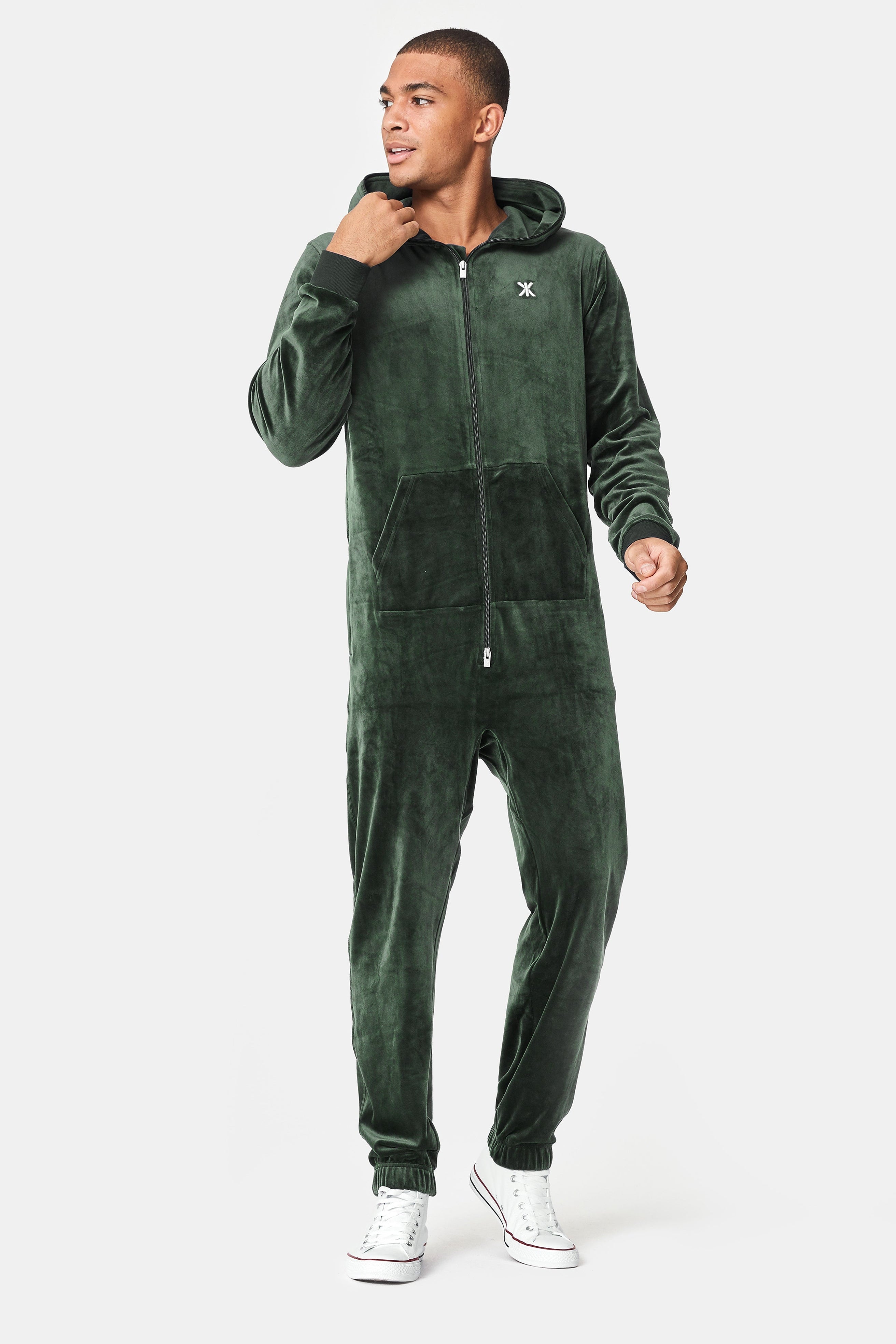 onepiece-original-velvet-jumpsuit-overall-damen-gr-n-samt image 2