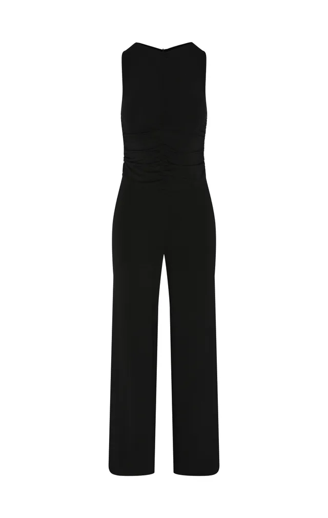 onepiece-smooth-female-jumpsuit-schwarz-stretch image 1