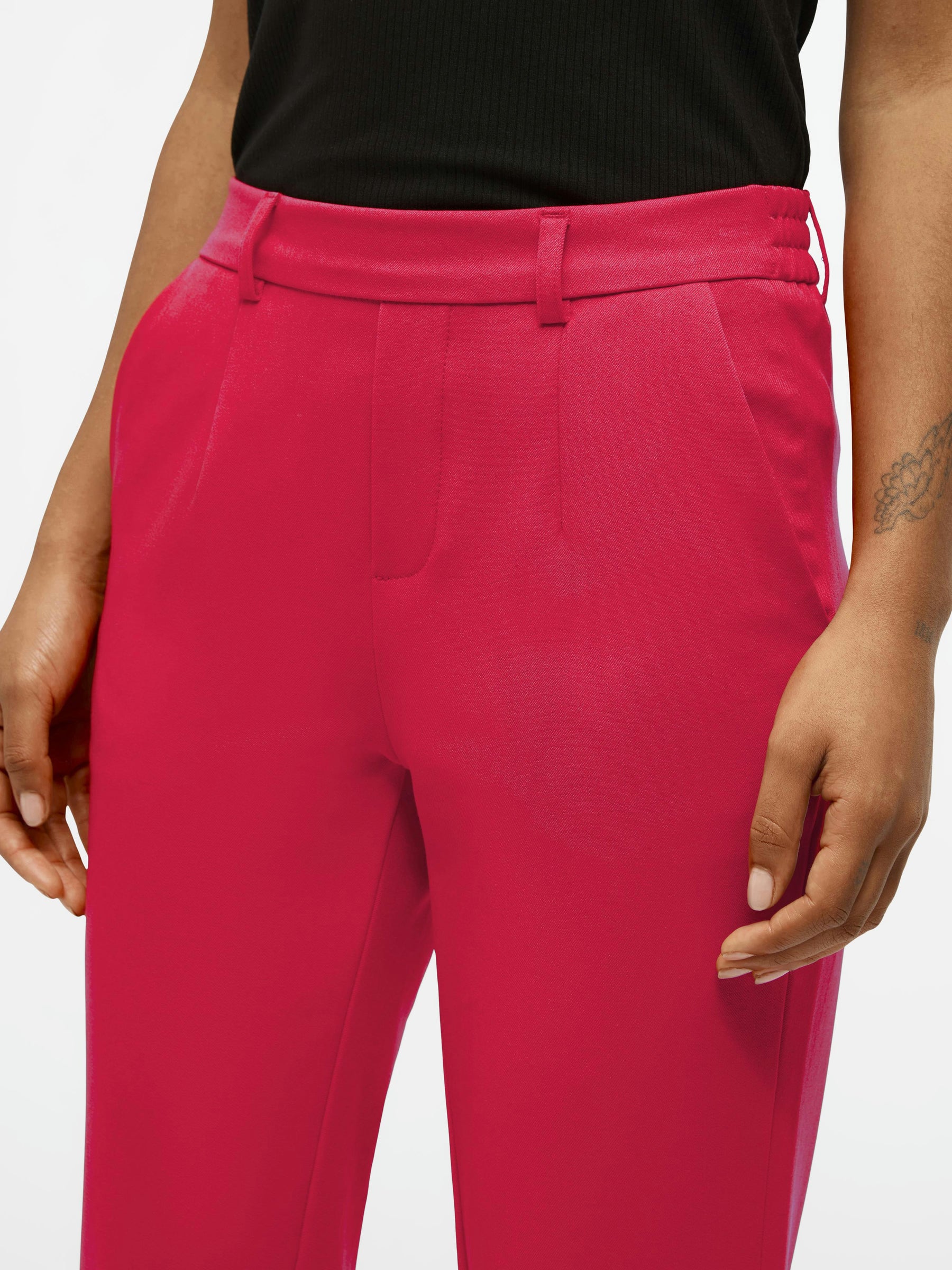 object-objlisa-hose-cropped-mid-waist-slim-fit-stretch image 6