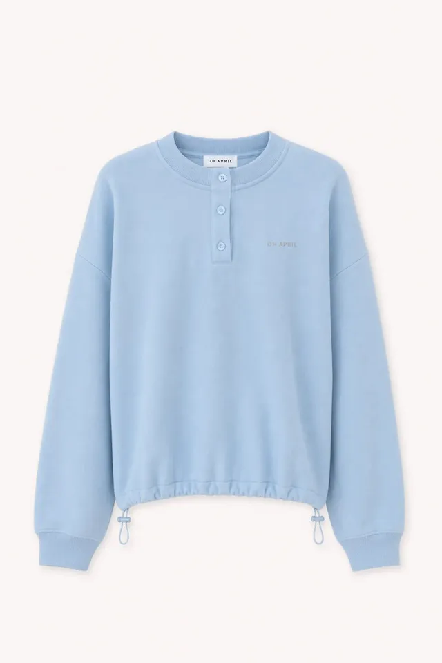 oh-april-boxy-sweatshirt-sky-blue-baumwolle-kordelzug image 1