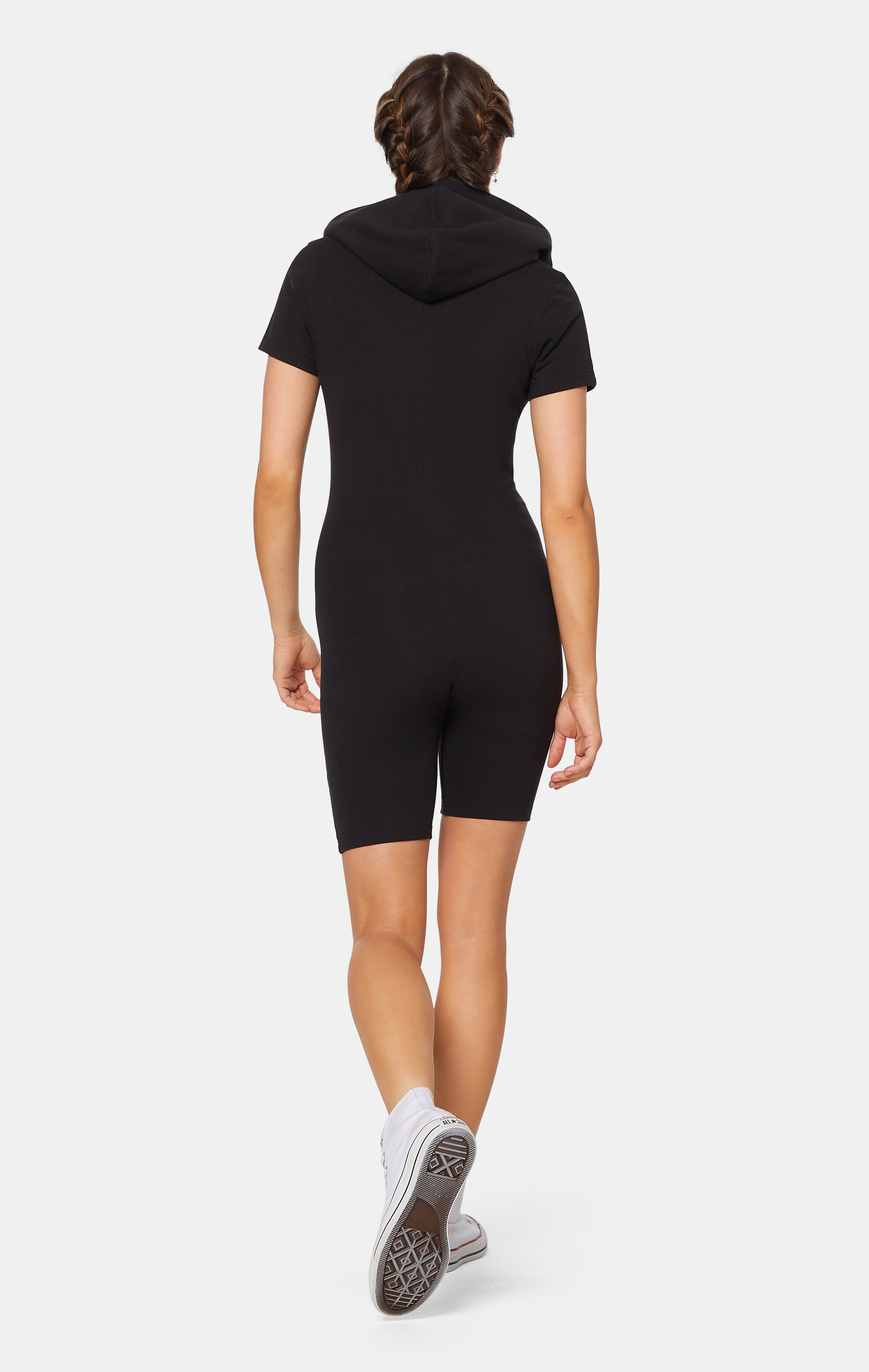 onepiece-original-fitted-short-jumpsuit-damen-overall-schwarz-kurz image 5