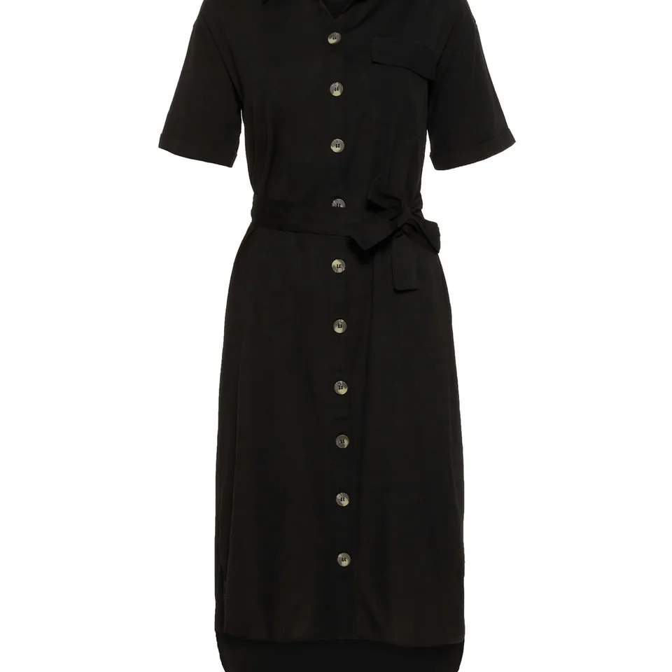 noisy-may-hemdkleid-lang-kragen-bindeg-rtel-knopfleiste image 1