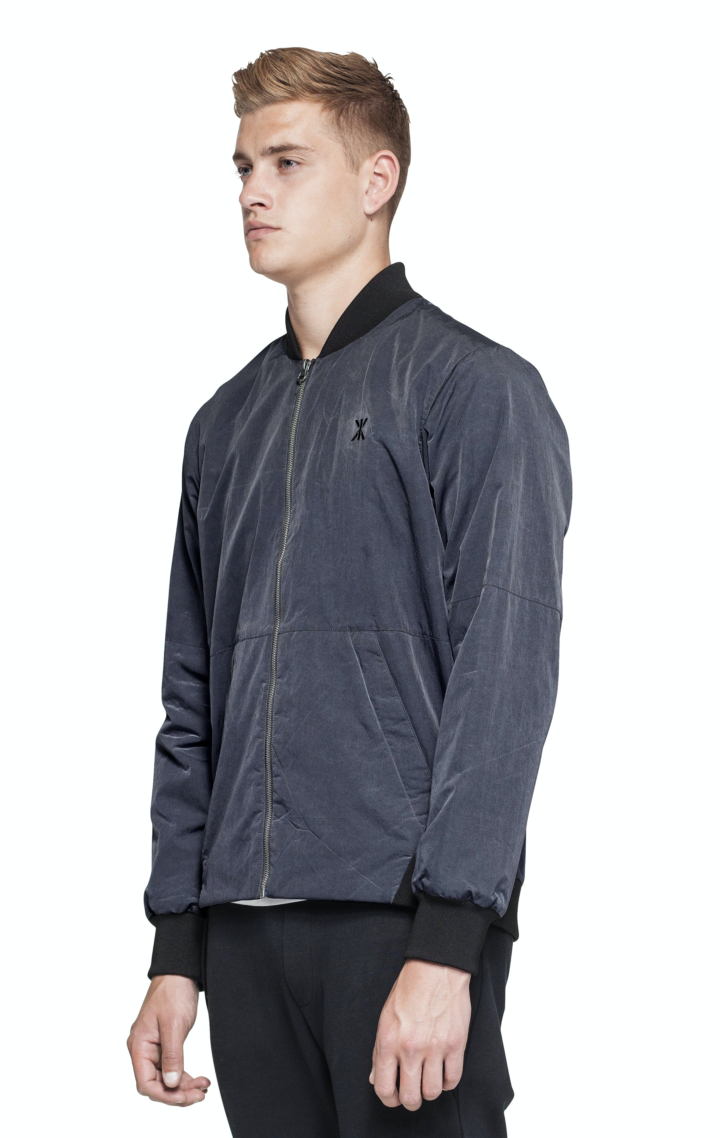 onepiece-ripple-bomber-jacket-bomberjacke-damen-dunkelgrau image 7