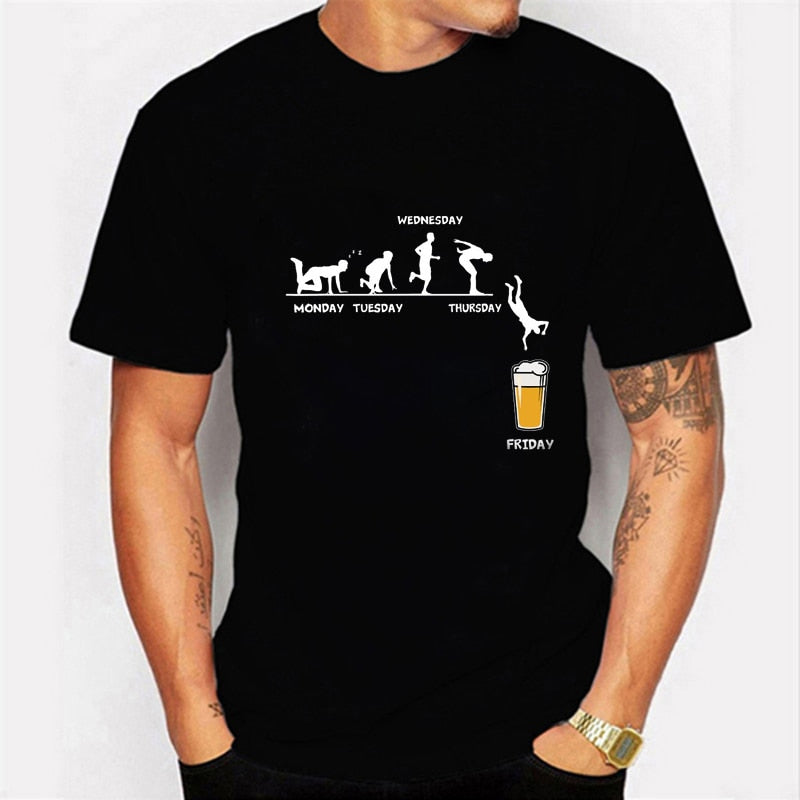 arys-beer-print-t-shirt-herren-schwarz-baumwolle-gr-m image 3