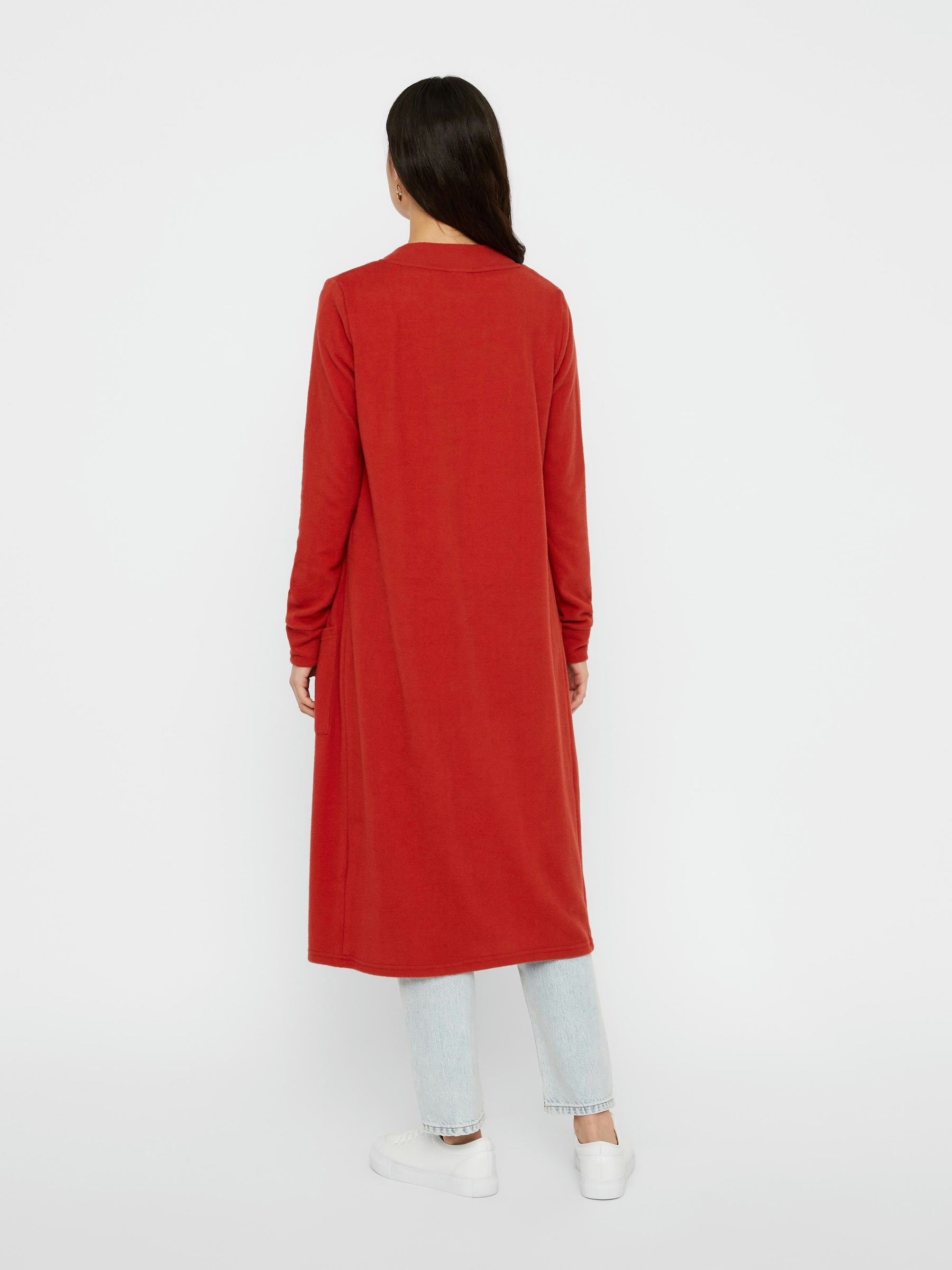noisy-may-cardigan-lang-strickjacke-damen-offen-taschen-3 image 3