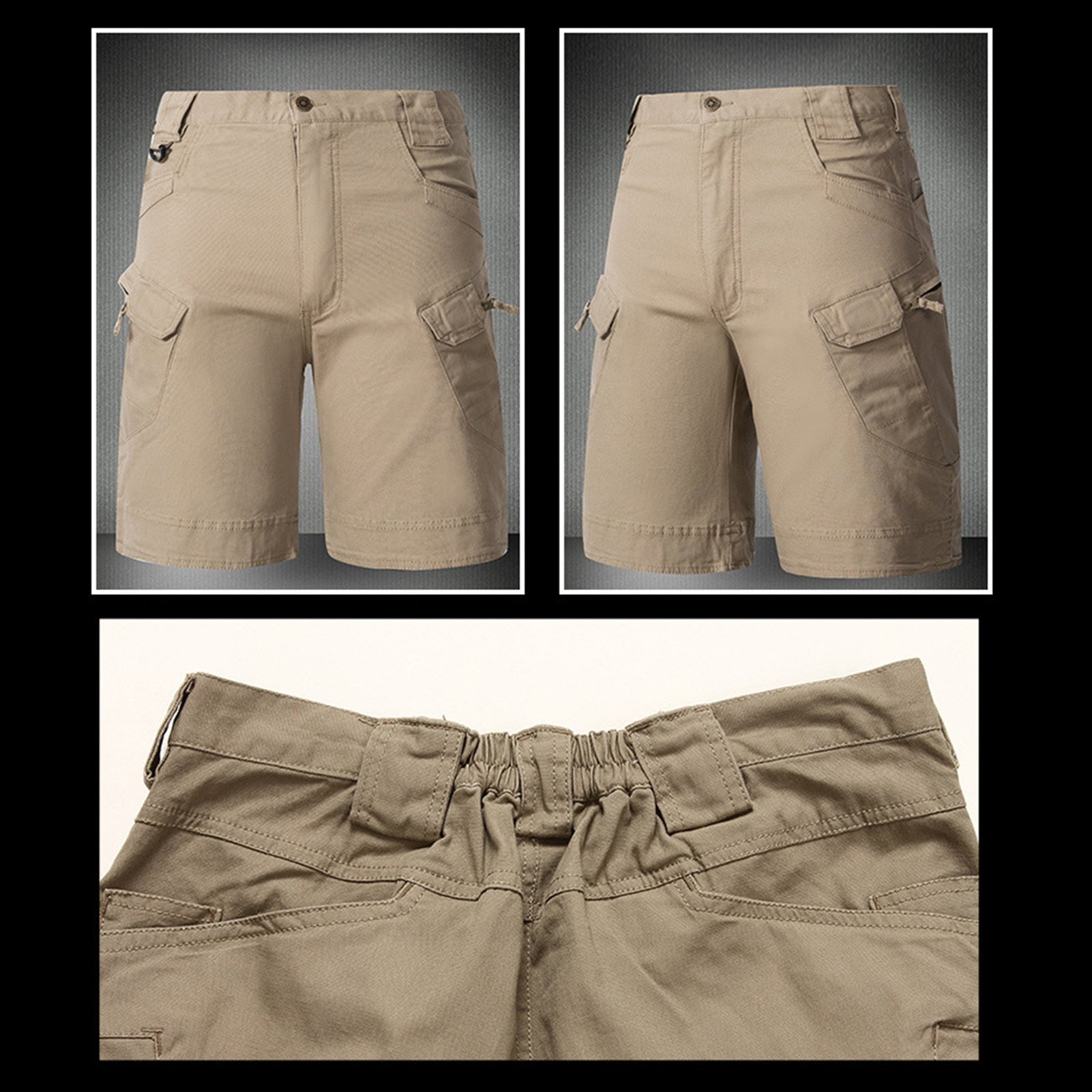 arys-tactical-shorts-herren-schwarz-wasserabweisend-m image 7