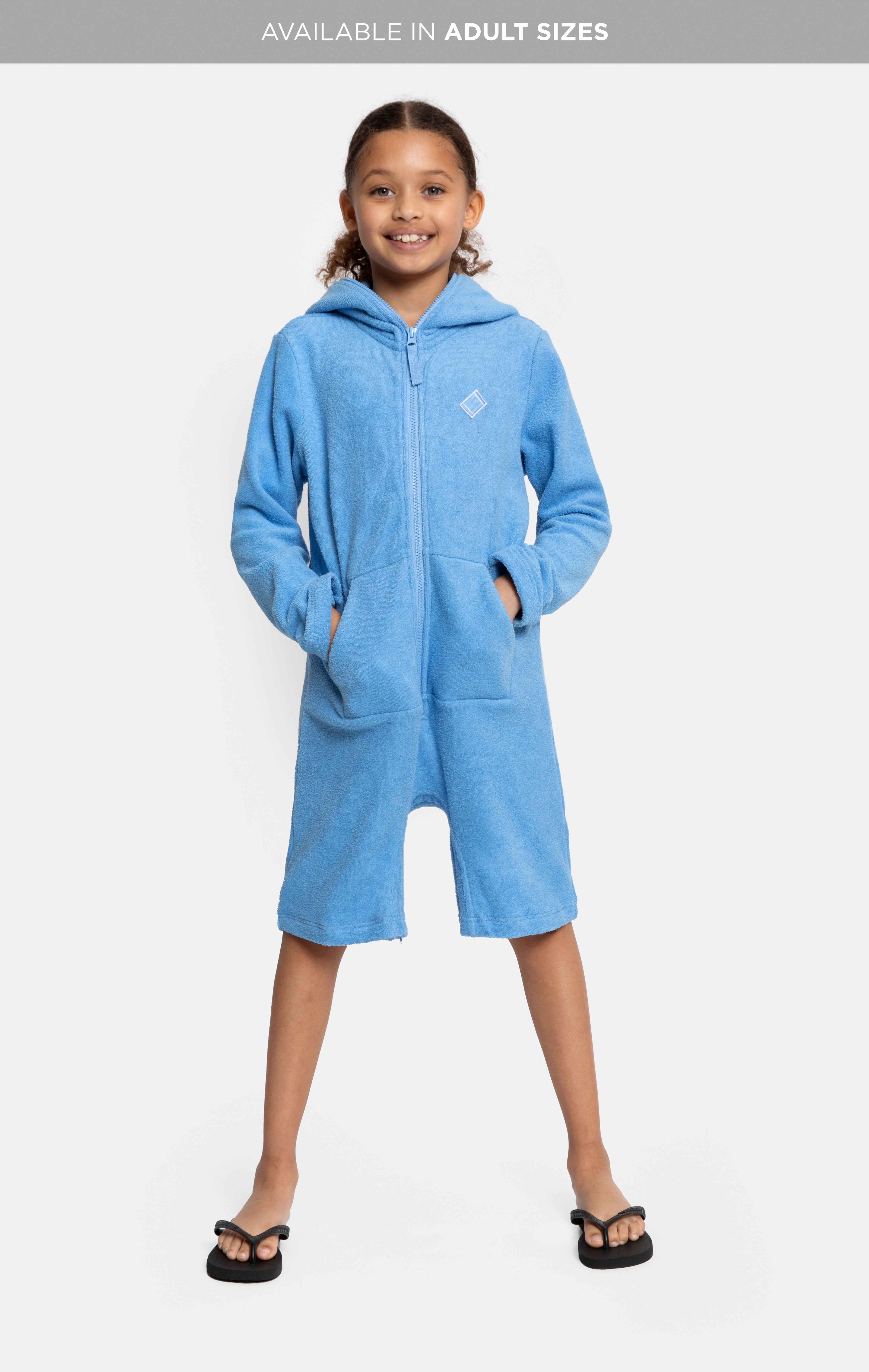 onepiece-towel-club-short-kids-jumpsuit-frottee-mid-blue image 5