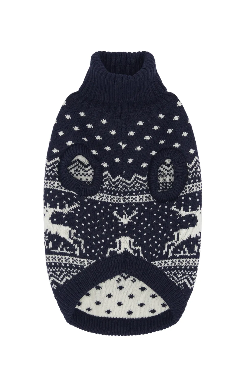 onepiece-holidays-pet-suit-hundeoverall-strick-navy image 1