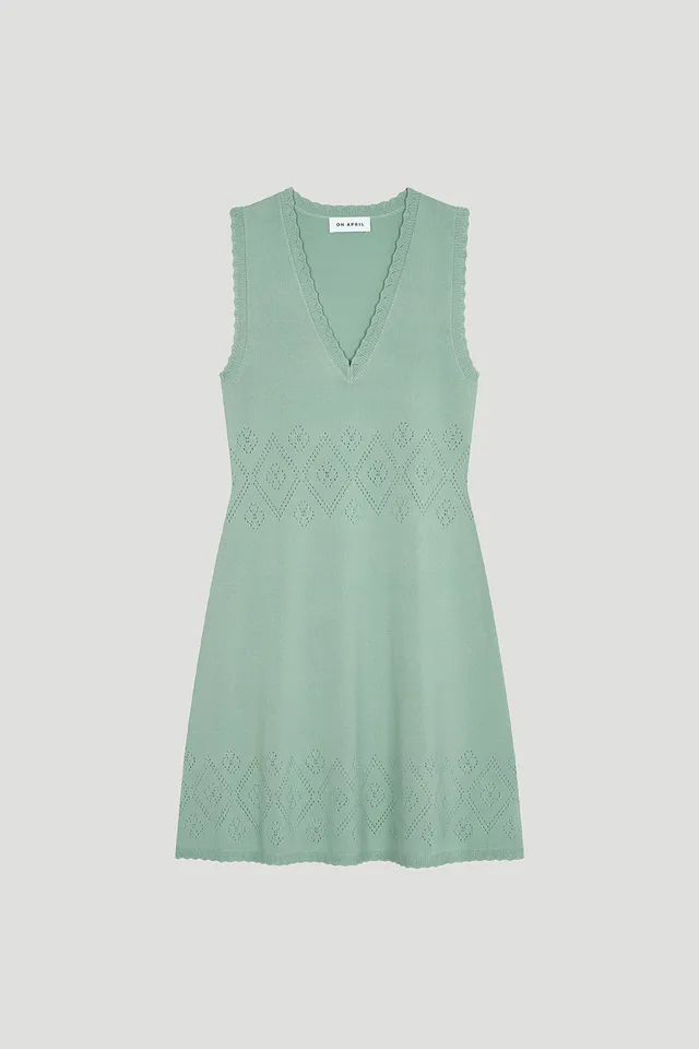 oh-april-sari-knit-strickkleid-sage-a-linie image 1