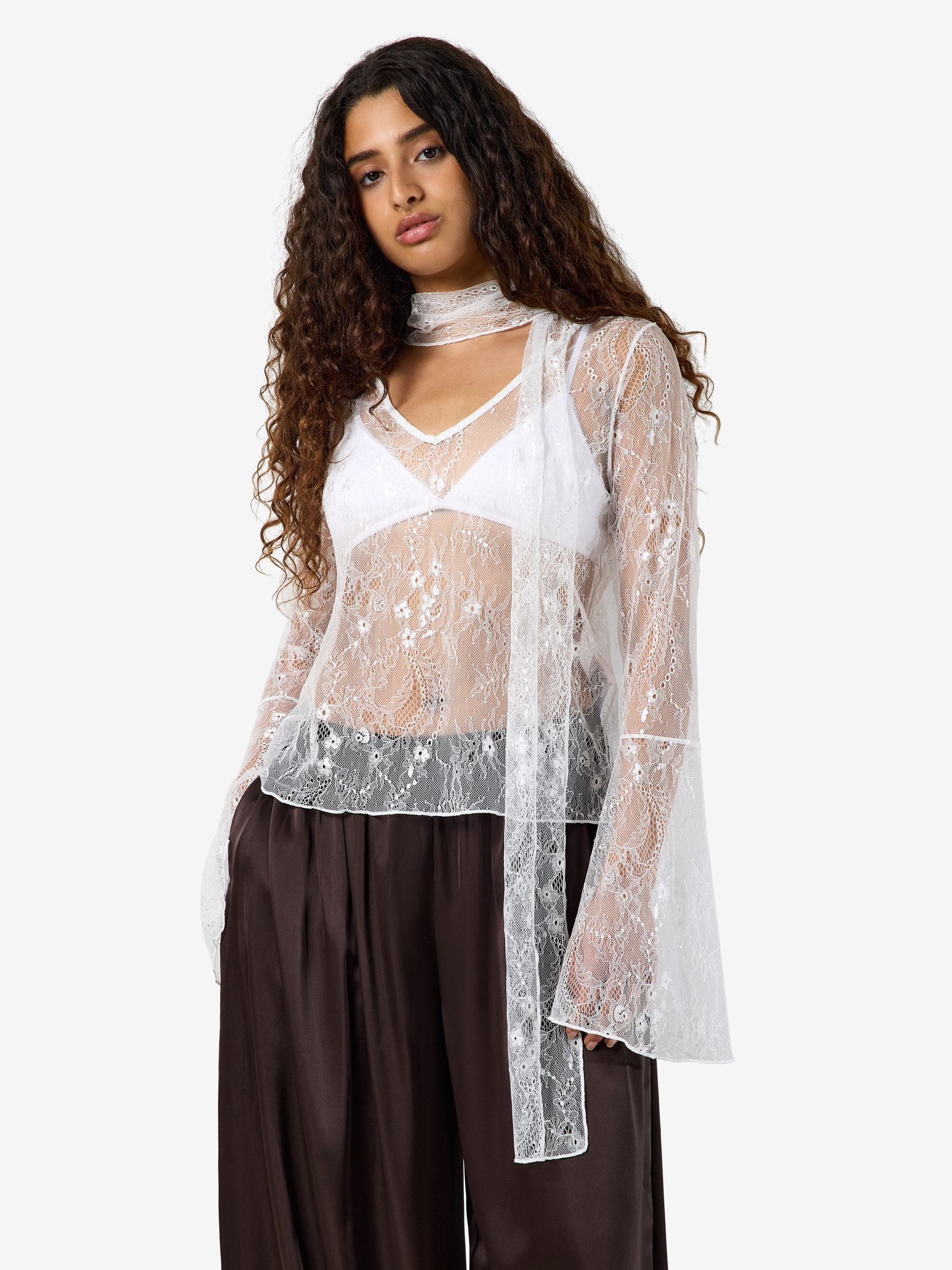 noisy-may-nmida-spitzenbluse-damen-schwarz-langarm image 3