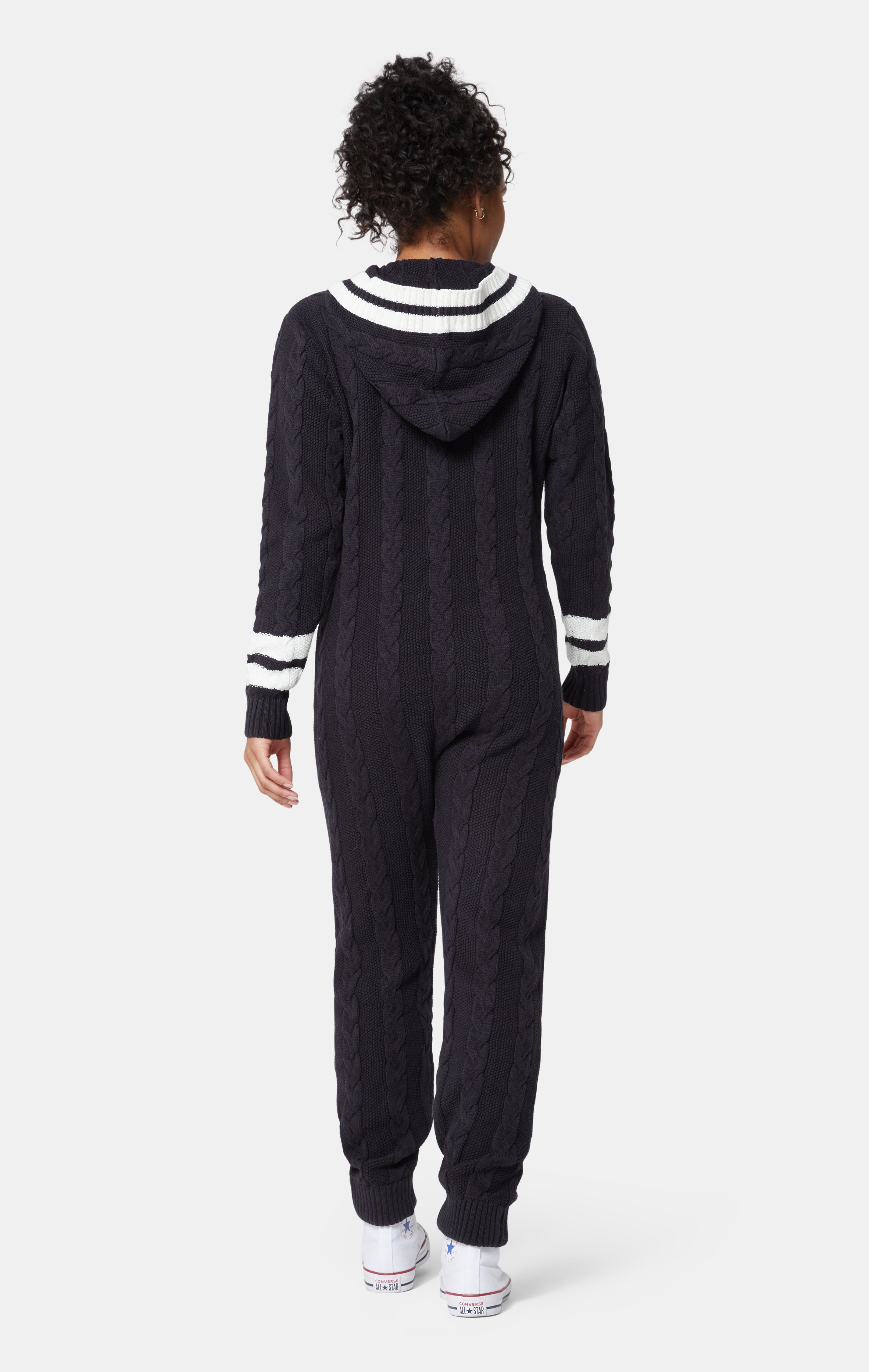 onepiece-varsity-jumpsuit-overall-navy-damen-strick image 4
