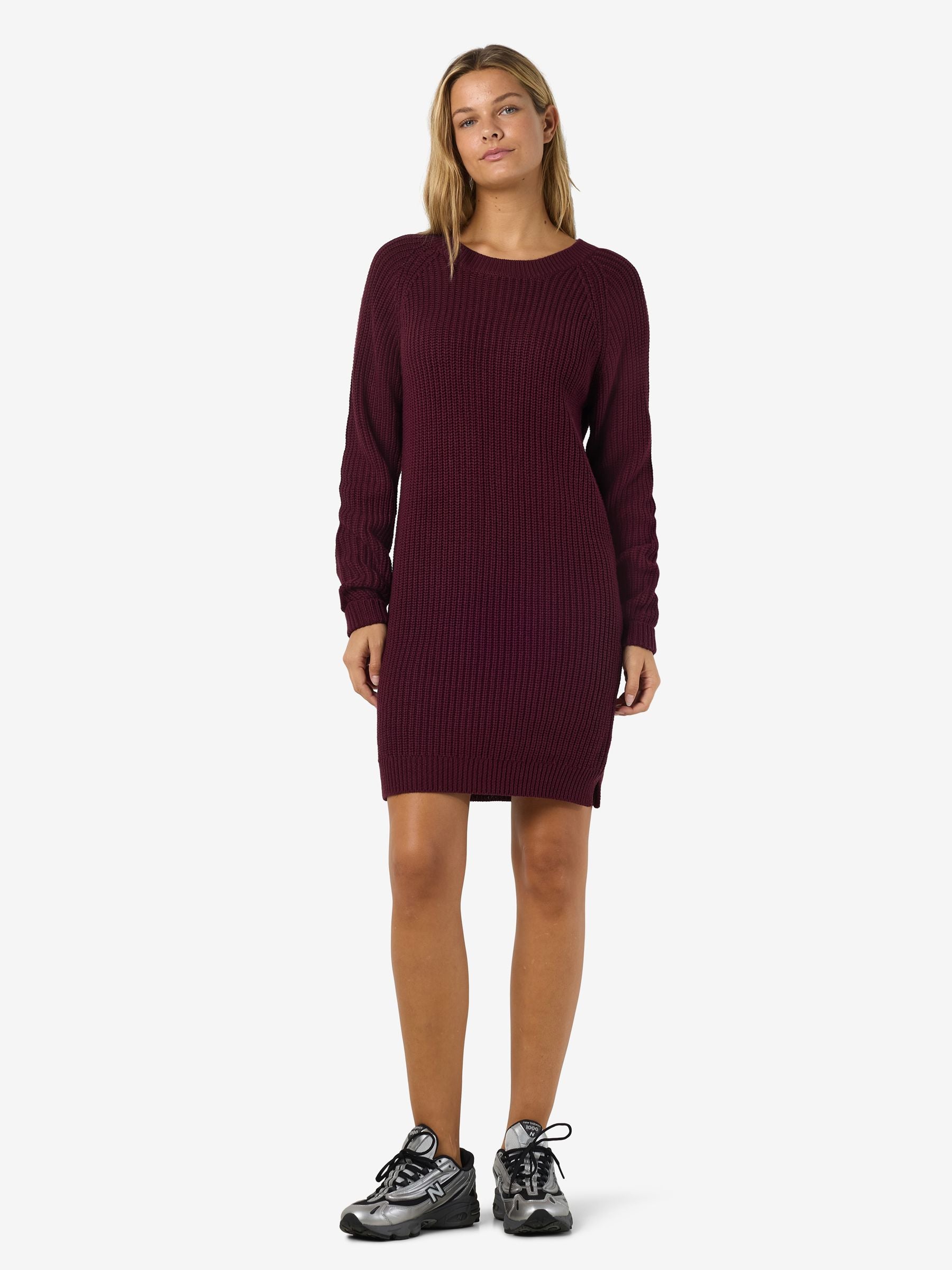 noisy-may-strickkleid-lang-winter-loose-fit image 7