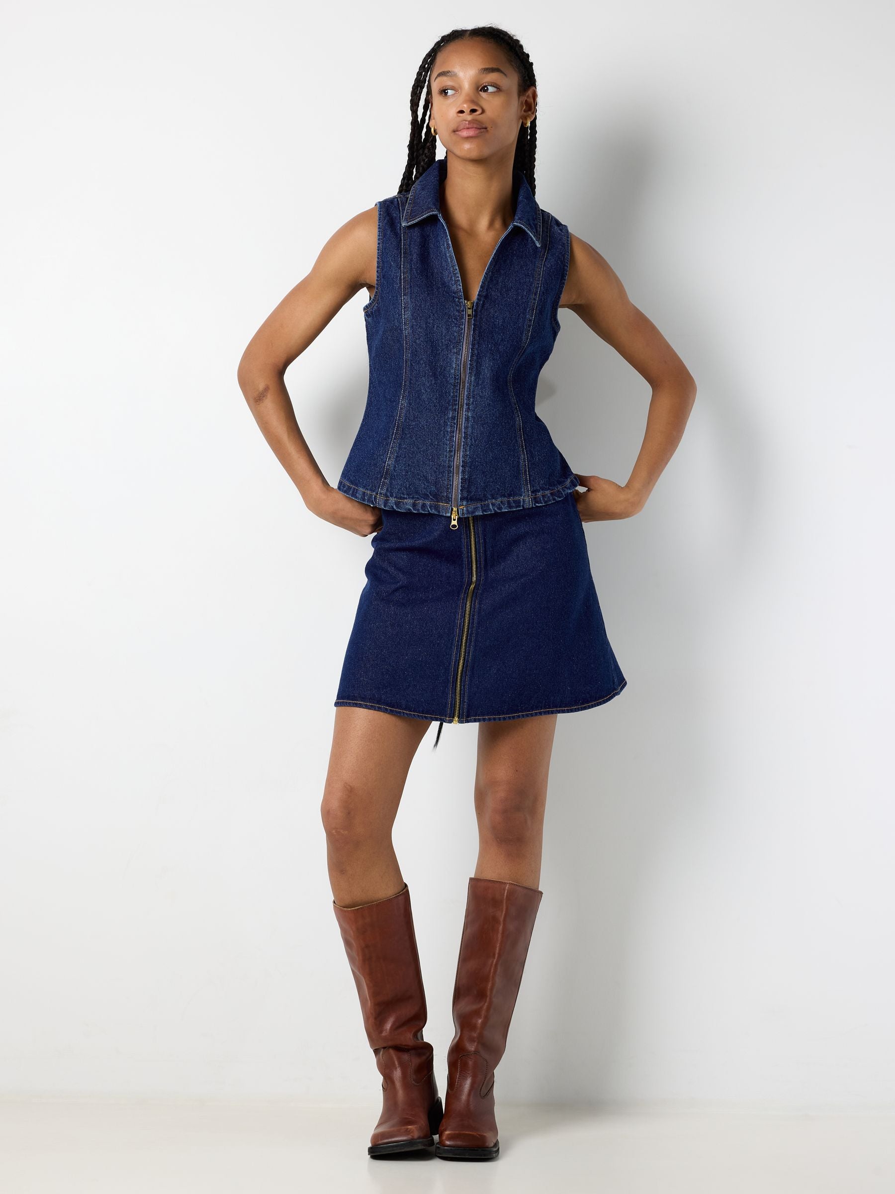 noisy-may-nmsirena-top-jeans-top-mit-polokragen-rmellos image 8