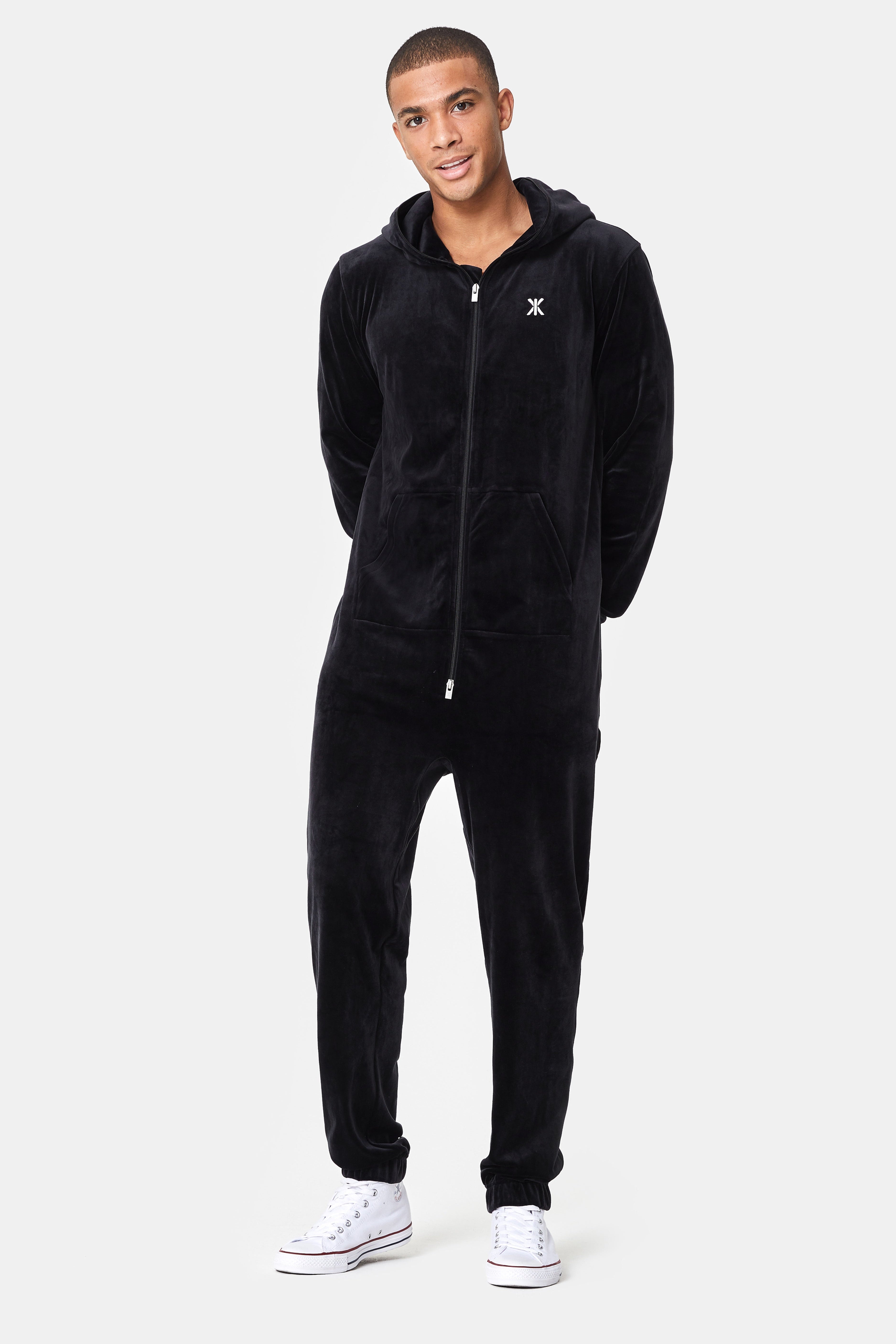 onepiece-original-velvet-jumpsuit-schwarz image 4