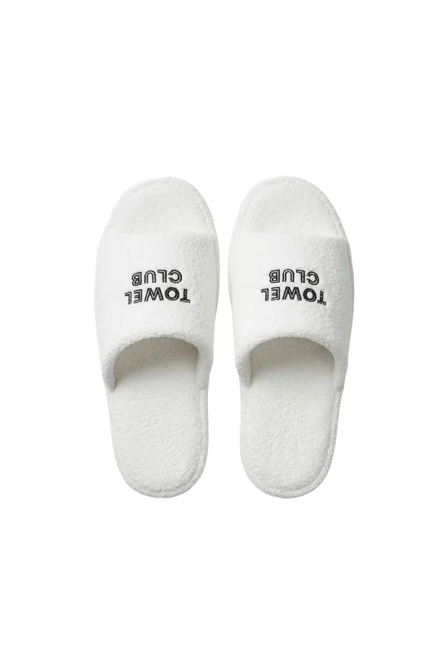 onepiece-towel-club-slippers-frottee-off-white image 1