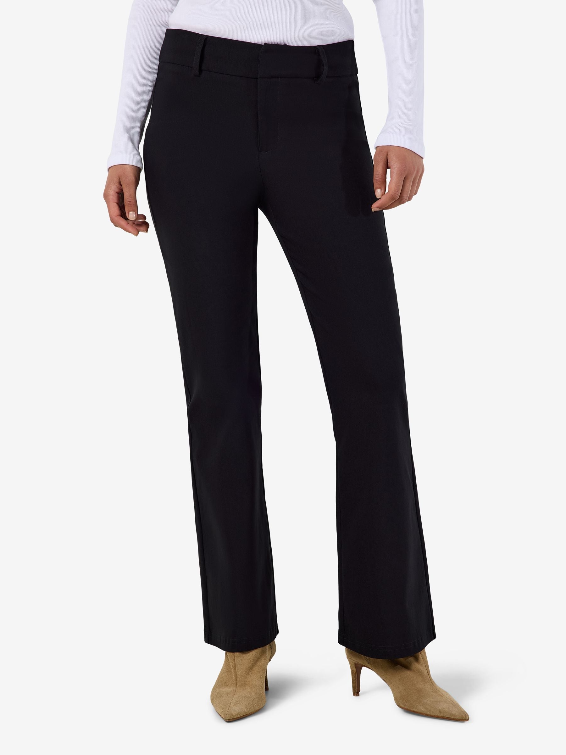 noisy-may-nmwayne-kick-flare-hose-mid-waist-slim-fit-3 image 3