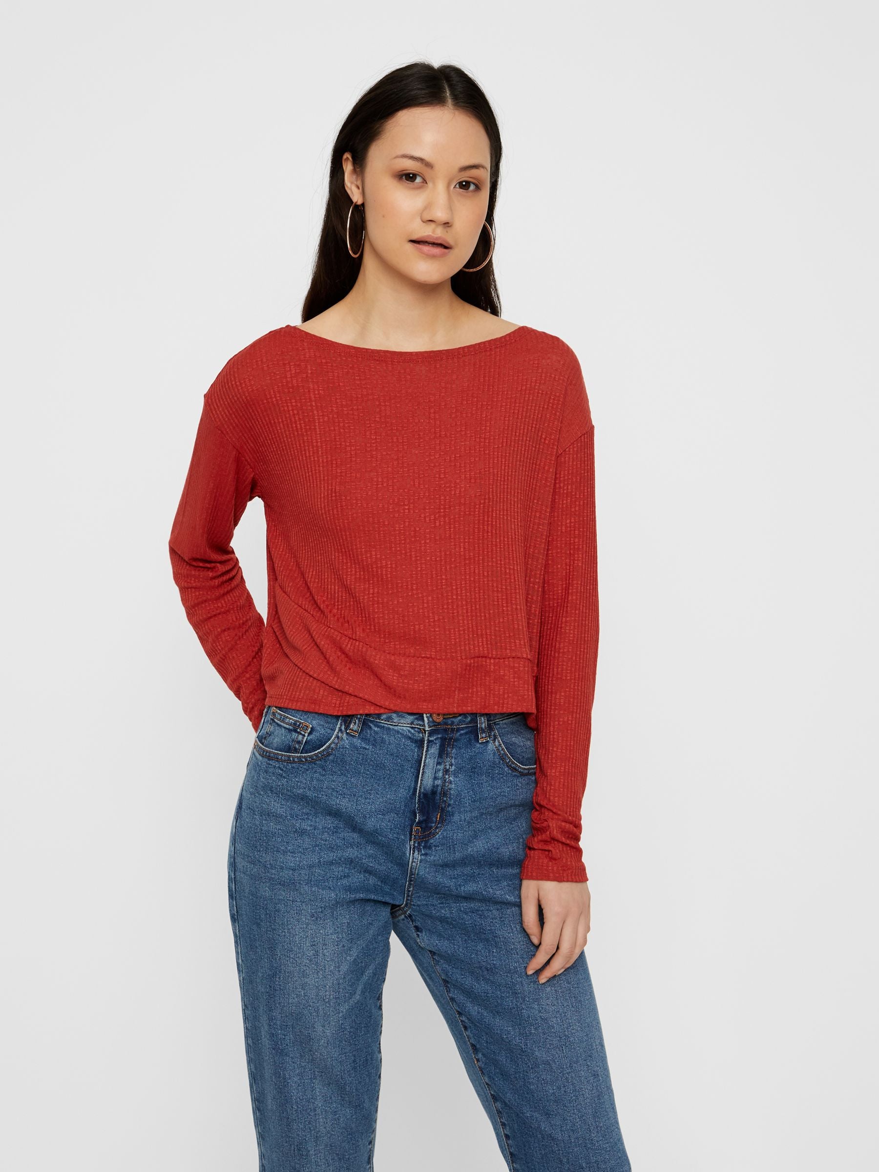 noisy-may-langarm-bluse-wickeloptik-viskose-stretch image 2