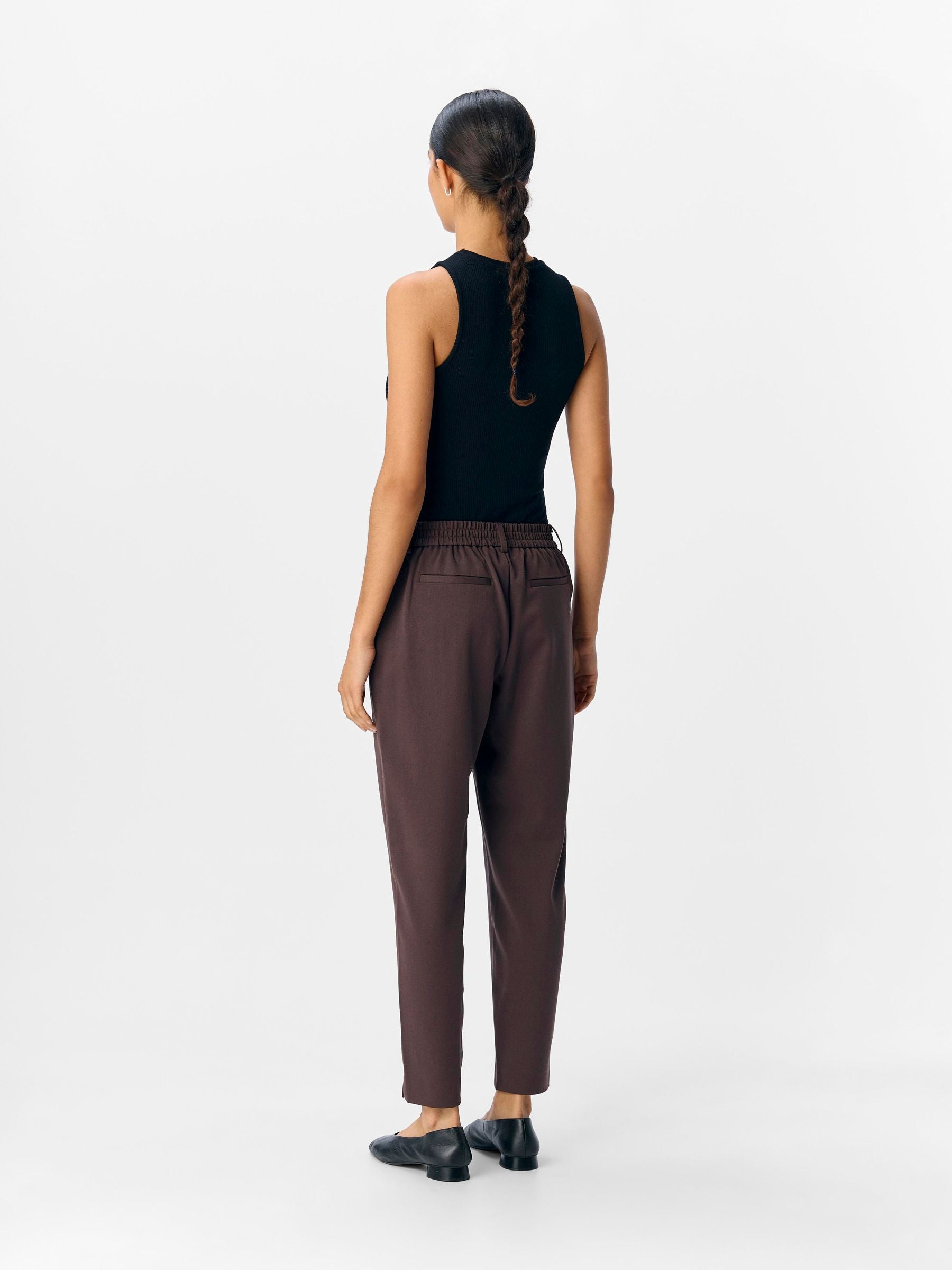 object-objlisa-bundfaltenhose-cropped-slim-fit-stretch image 3